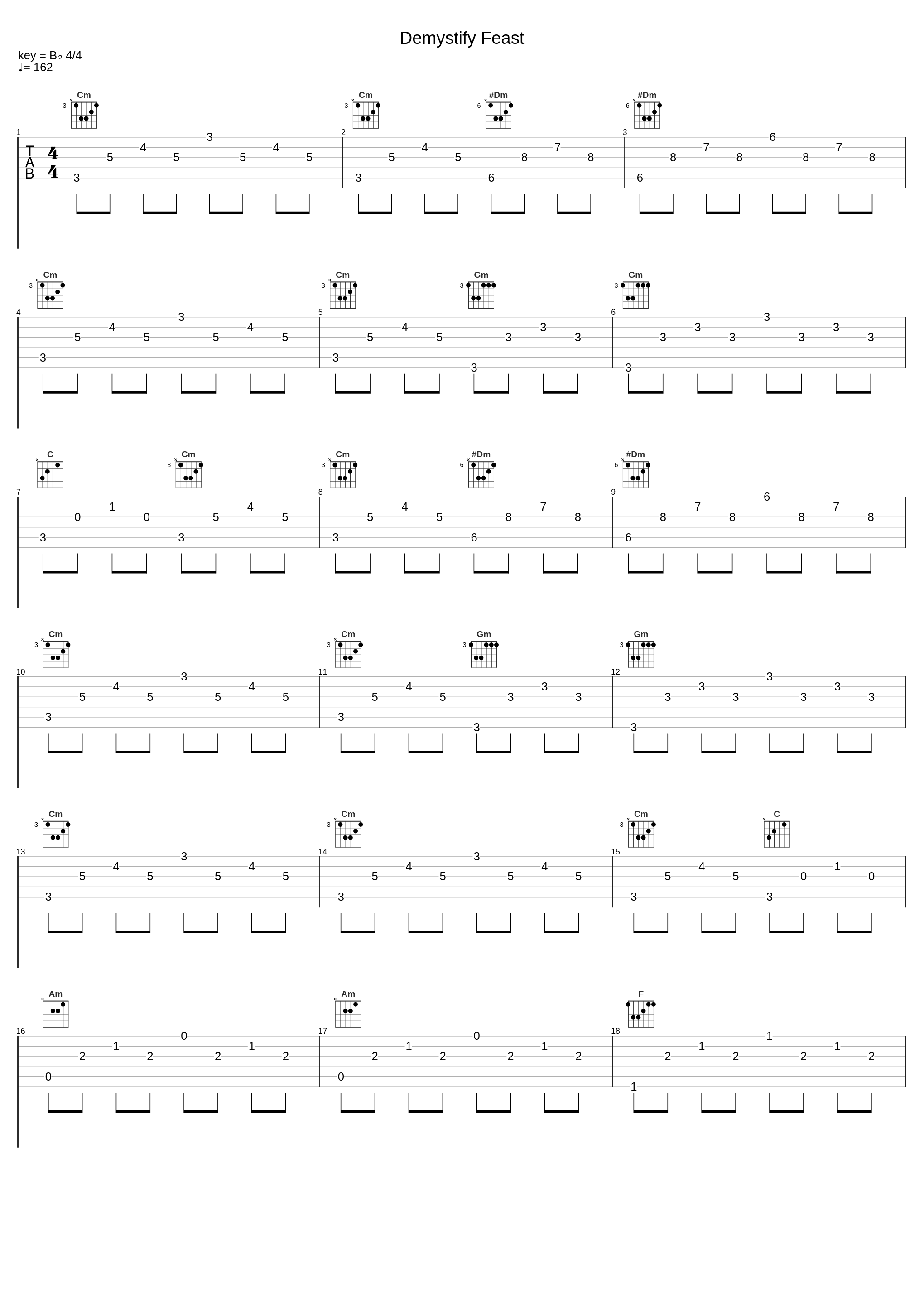 Demystify Feast_はちみつれもん_1