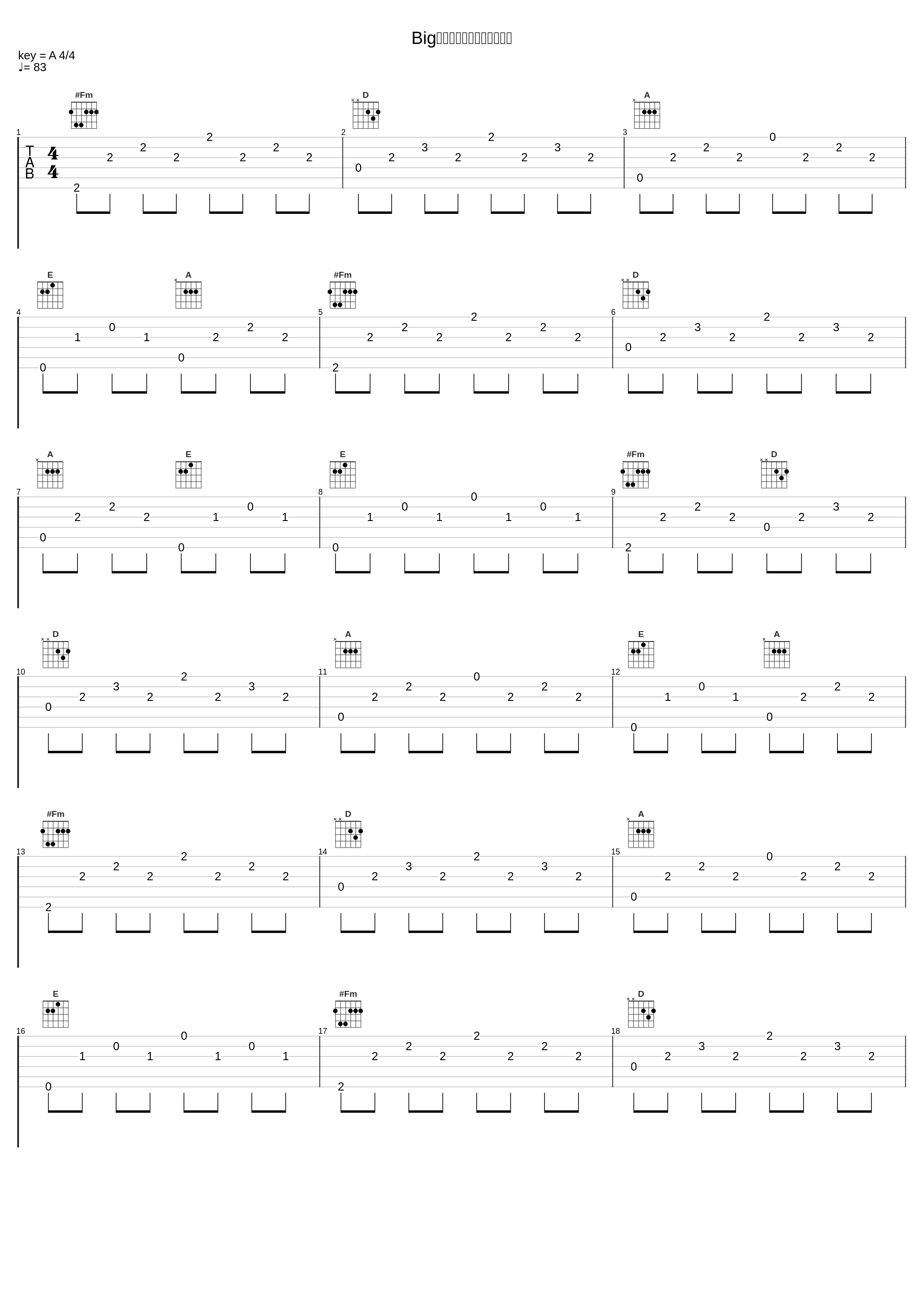 Big战歌之一个家（早期作品）_老虎先生GT_1