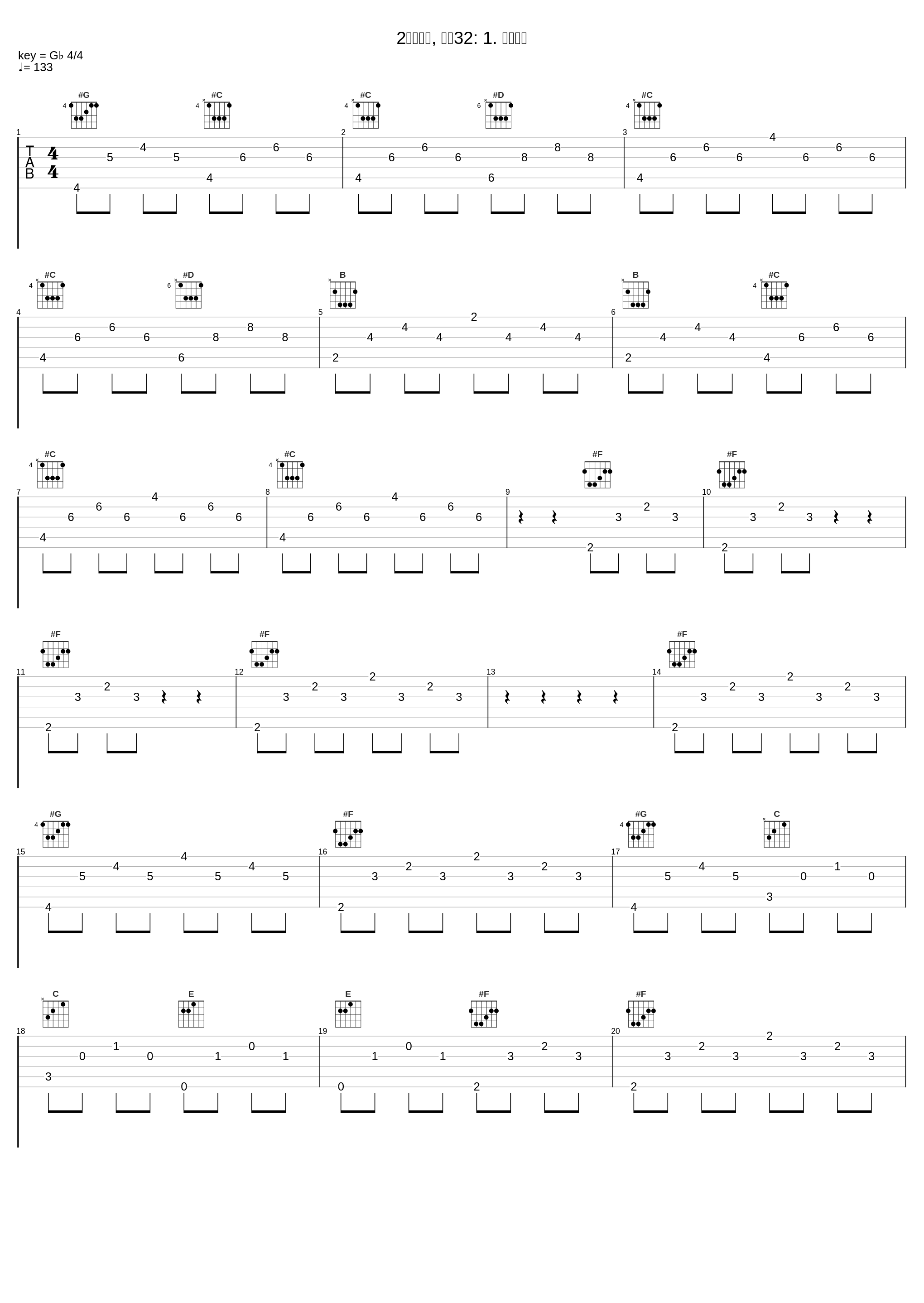 2つの詩曲, 作品32: 1. 嬰ヘ長調_阪田知樹_1