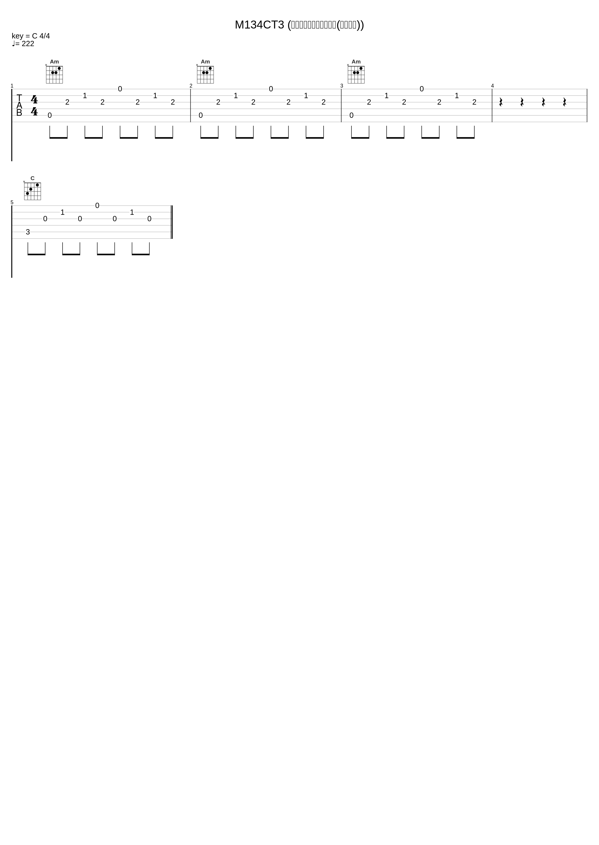 M134CT3 (ショート・ミュージック(ショック))_菊池俊輔_1