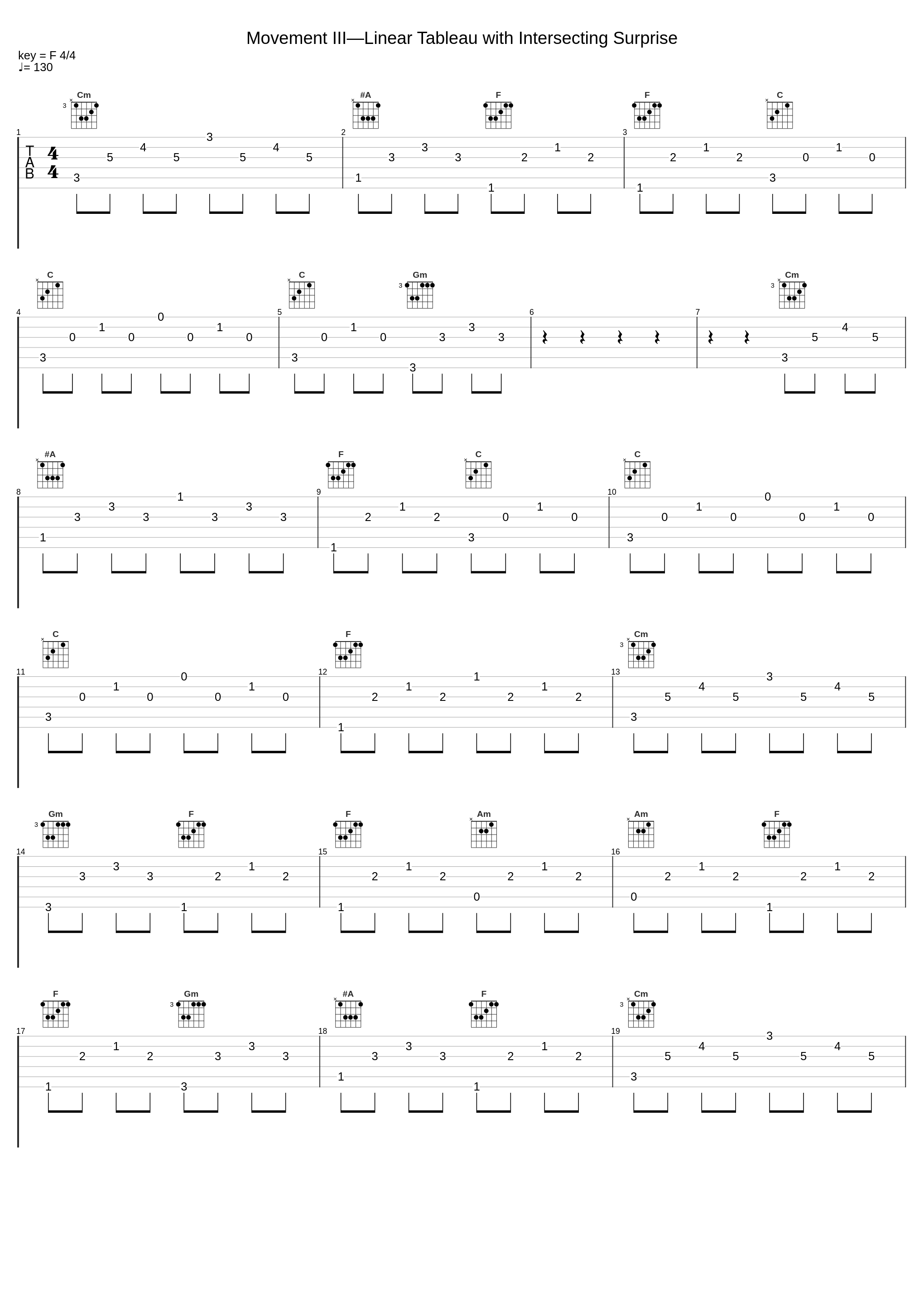 Movement III—Linear Tableau with Intersecting Surprise_Sufjan Stevens_1