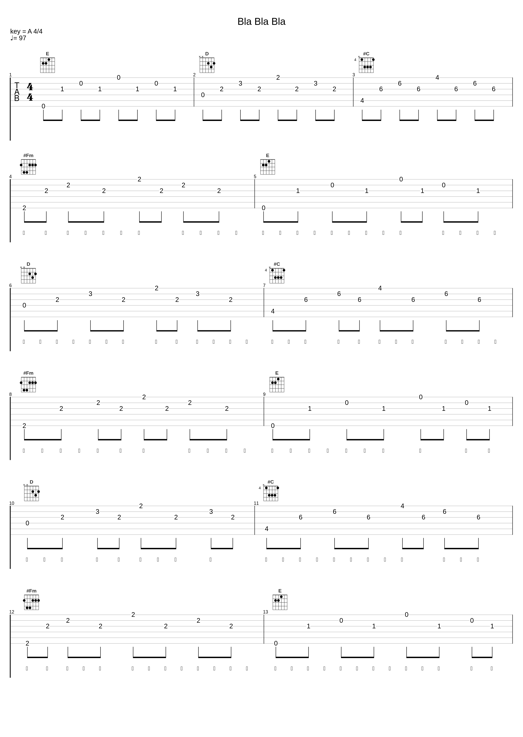 Bla Bla Bla_于佐依ZOE,FOX胡天渝,M.R_1