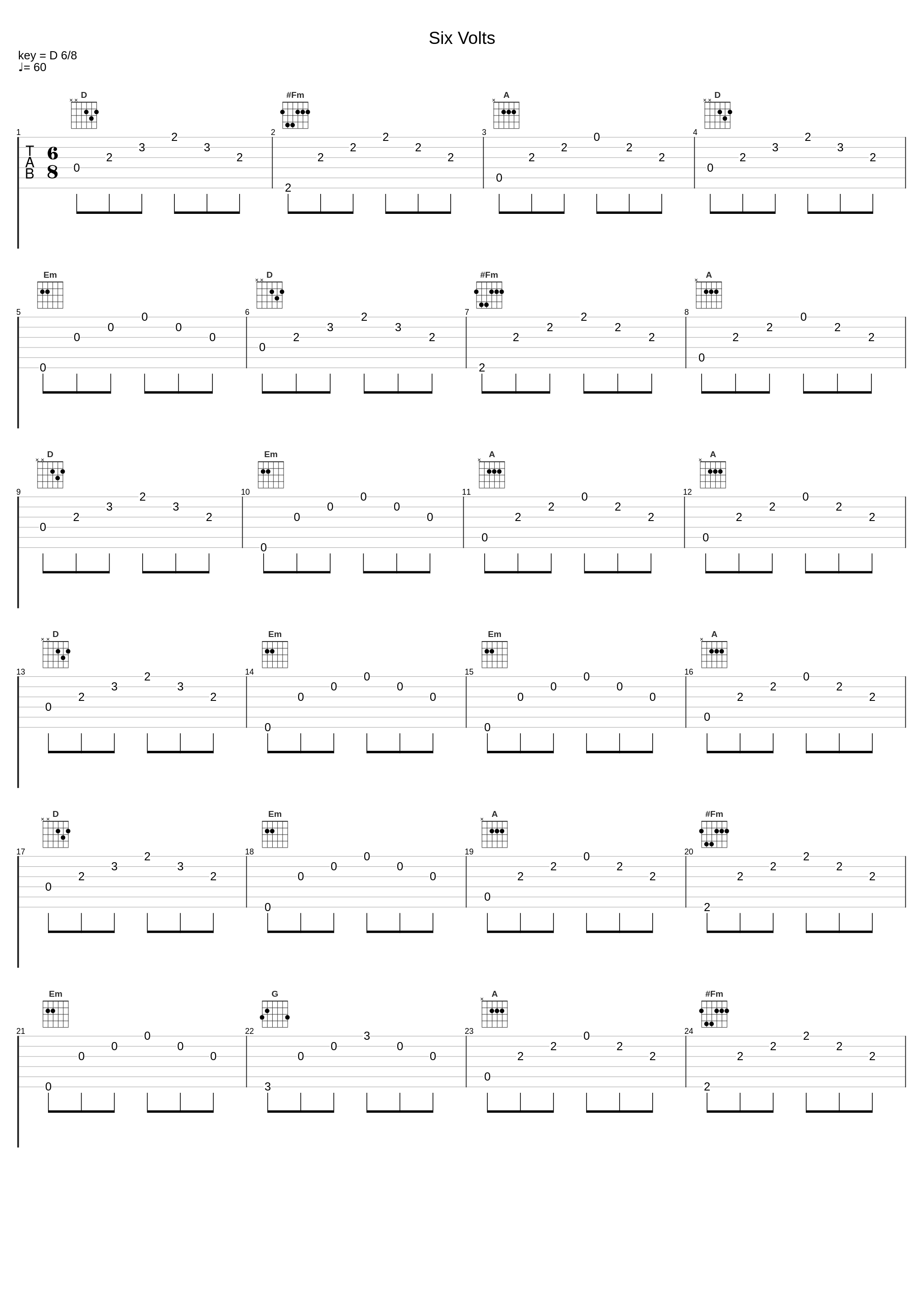 Six Volts_Fred Eaglesmith_1