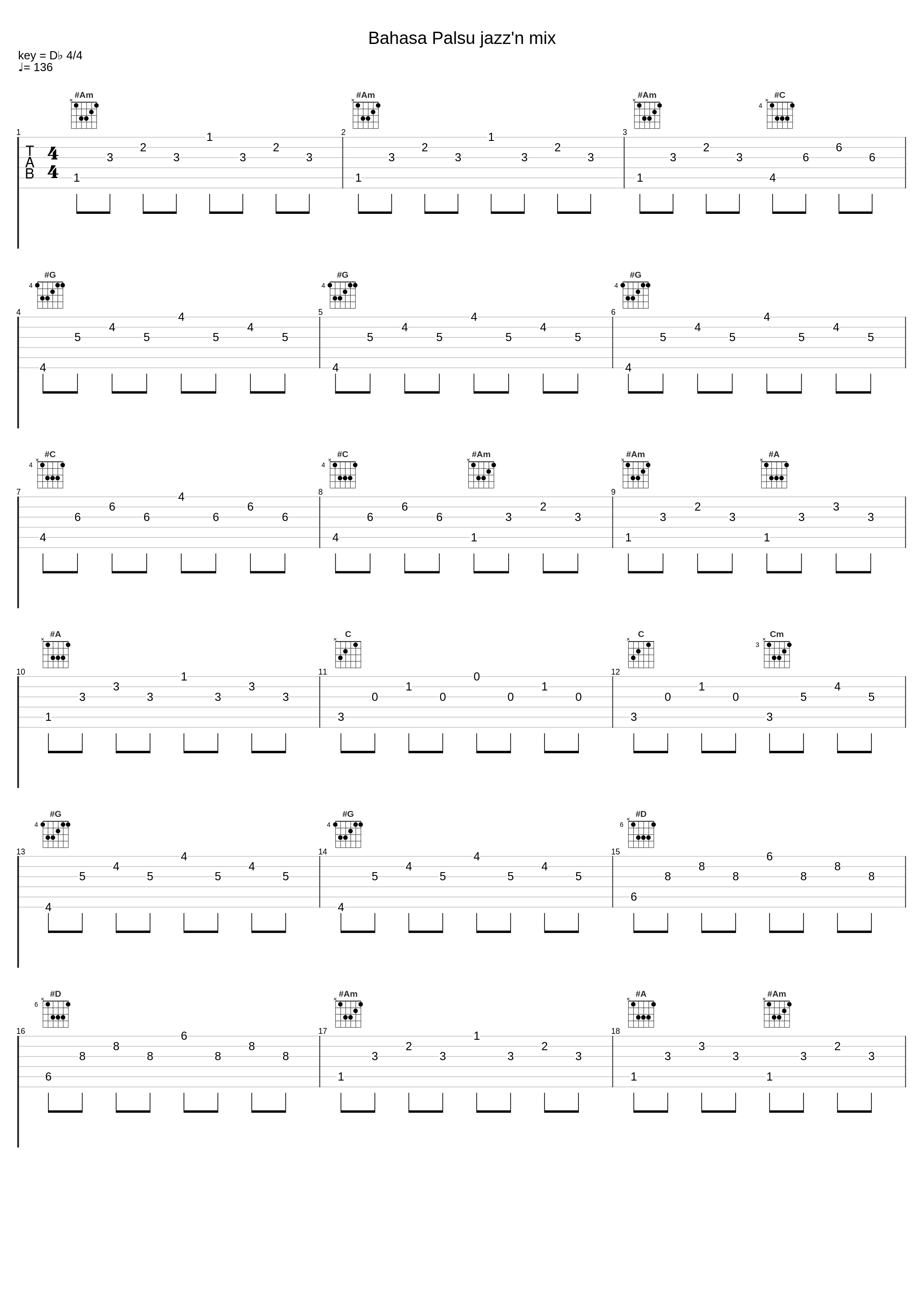 Bahasa Palsu jazz'n mix_岩崎琢_1