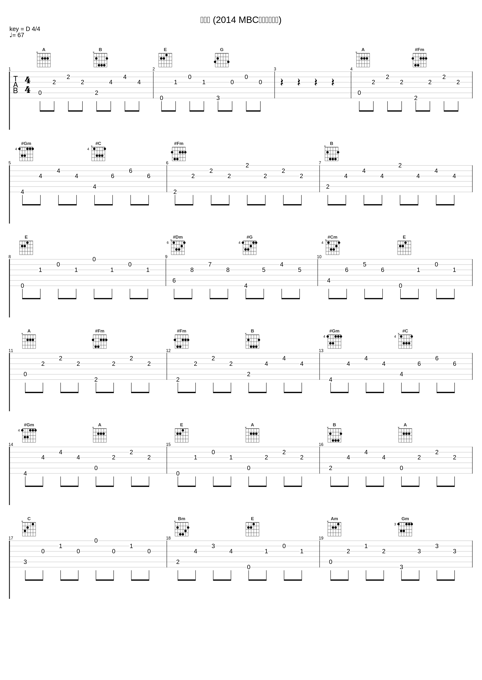 숨소리 (2014 MBC音乐中心现场)_钟铉,太妍_1