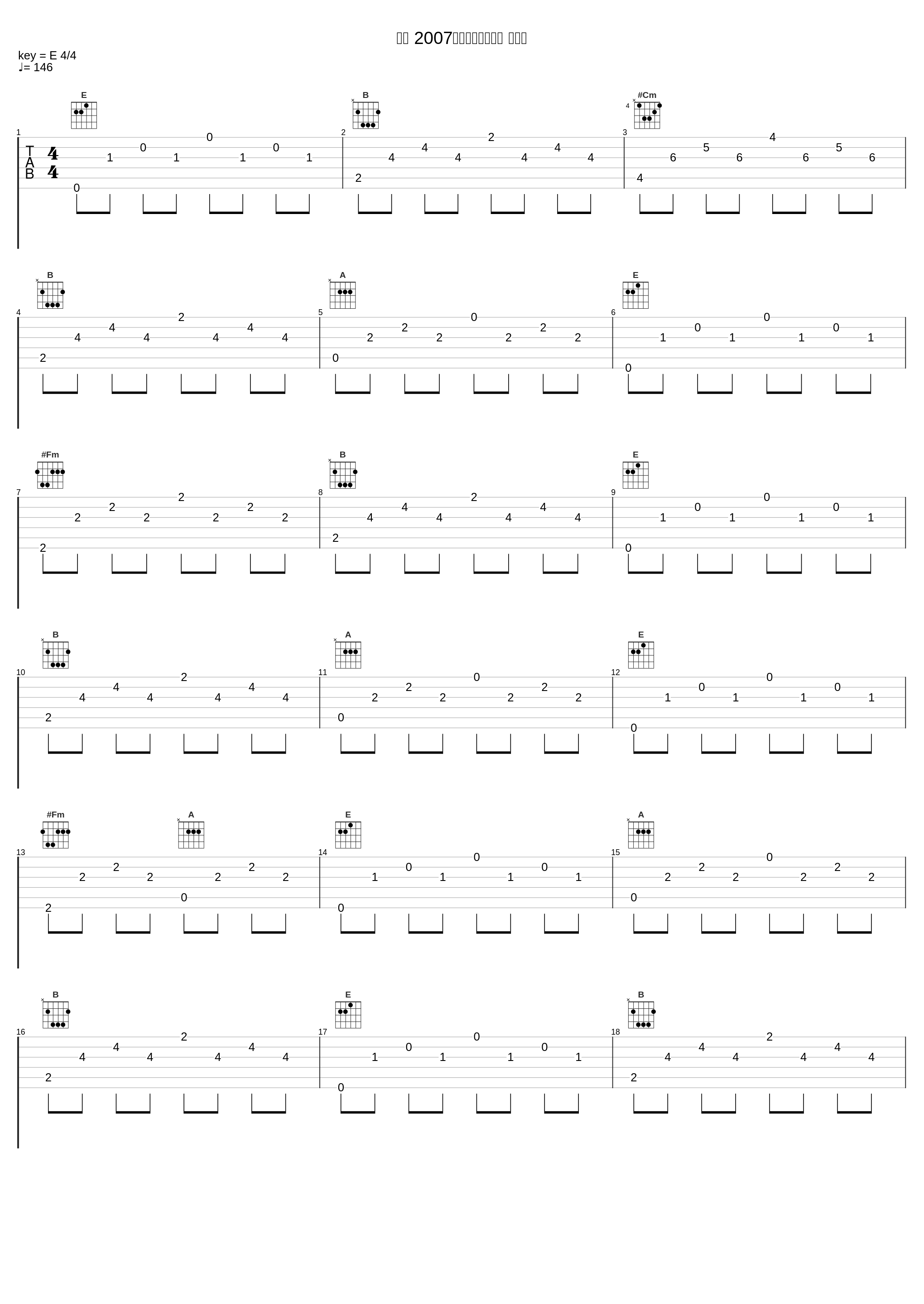 蔷蔷 2007新城劲爆颁奖典礼 现场版_Ella陈嘉桦_1