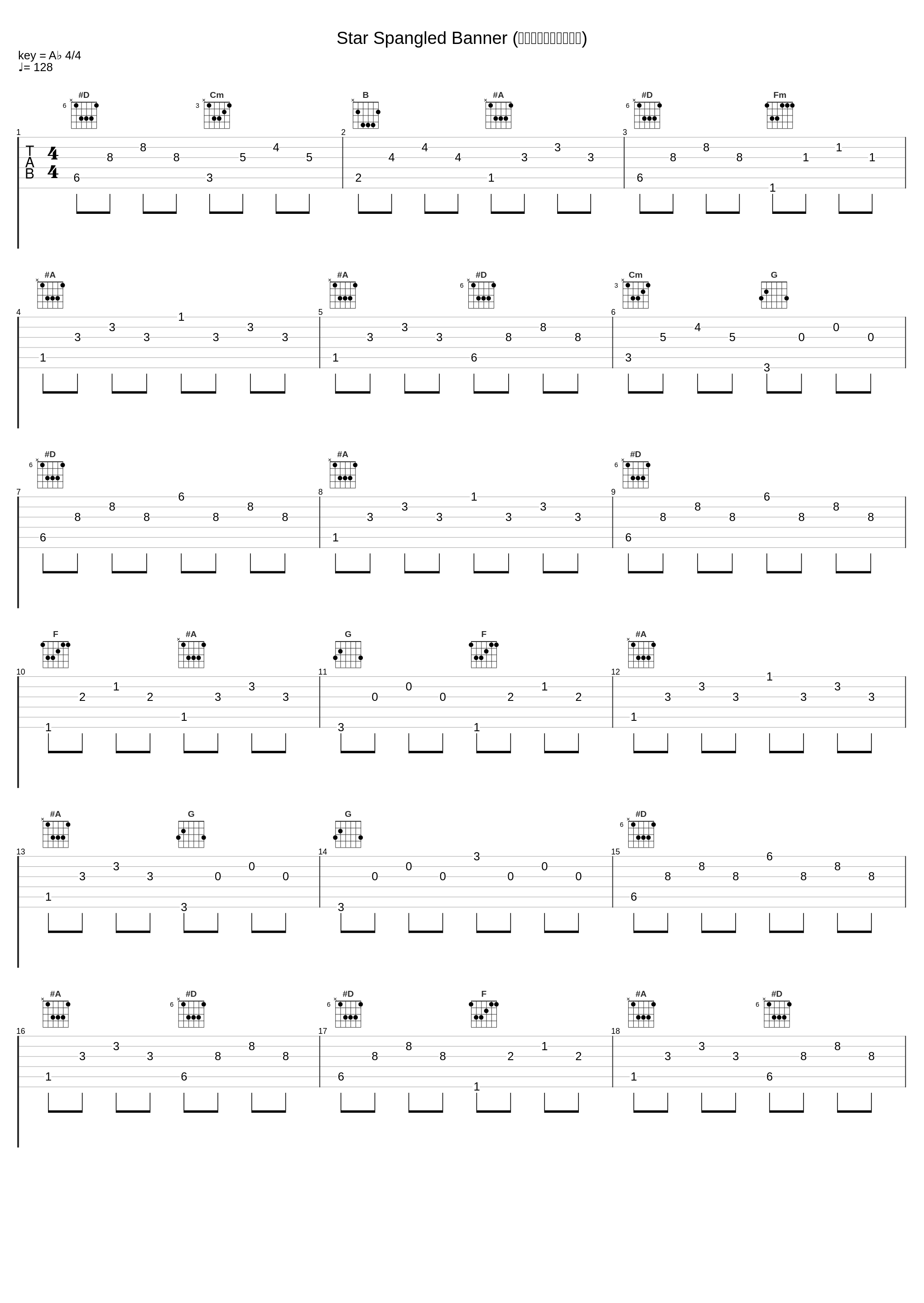 Star Spangled Banner (史密斯：星条旗永不落)_The Ohio State University Marching Band_1