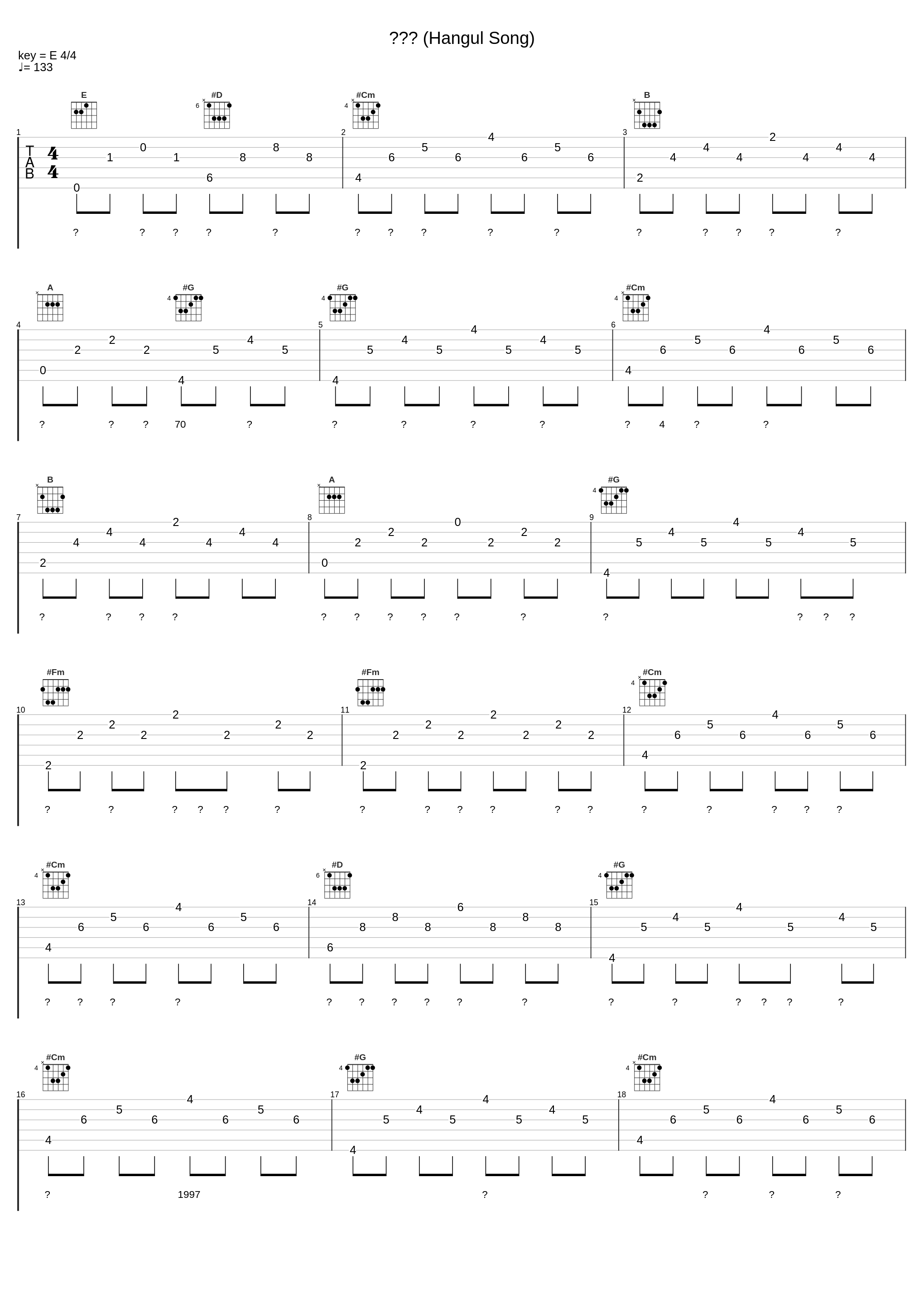 한글송 (Hangul Song)_Hari荷莉_1