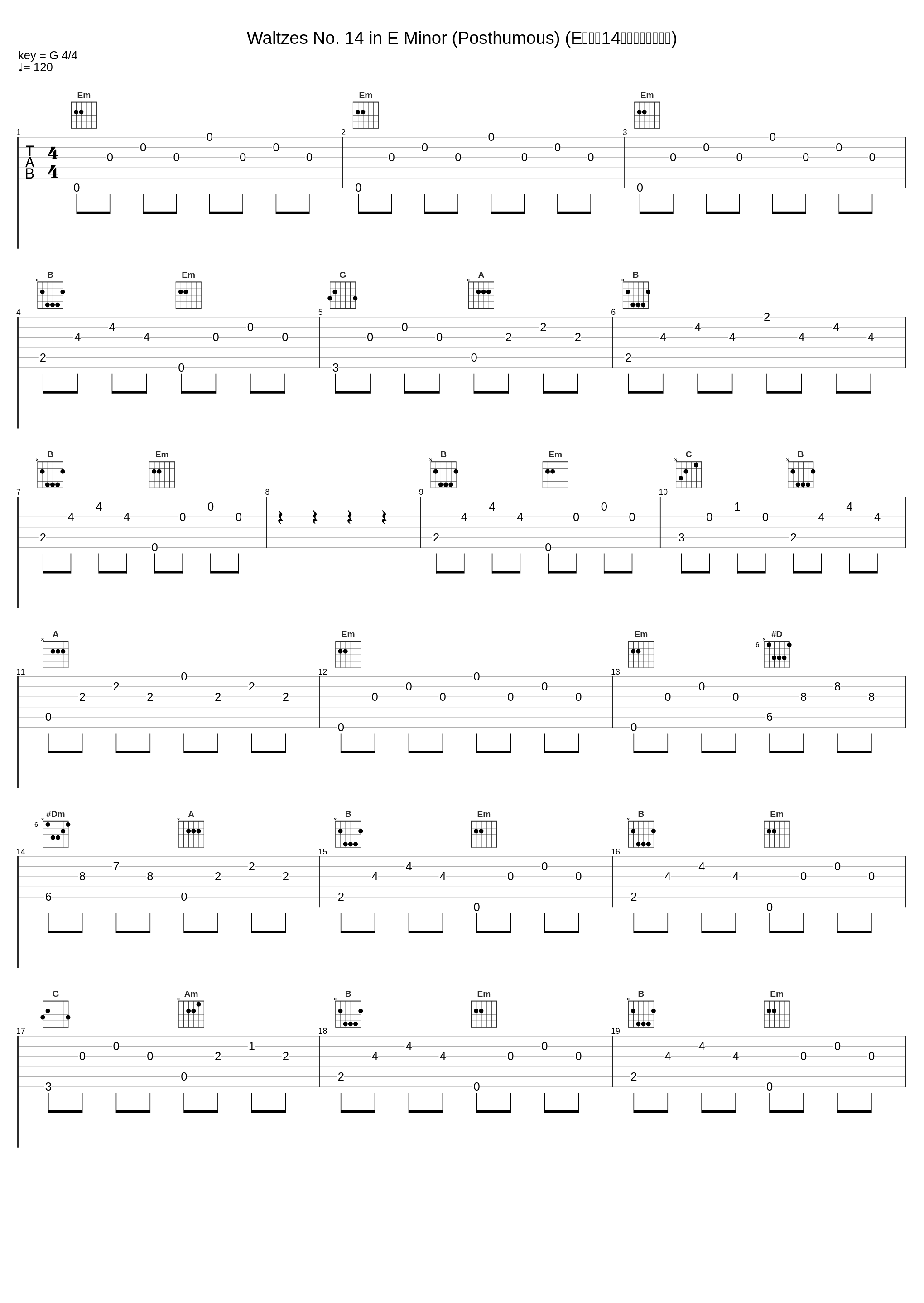 Waltzes No. 14 in E Minor (Posthumous) (E小调第14号圆舞曲（遗作）)_Moura Lympany_1