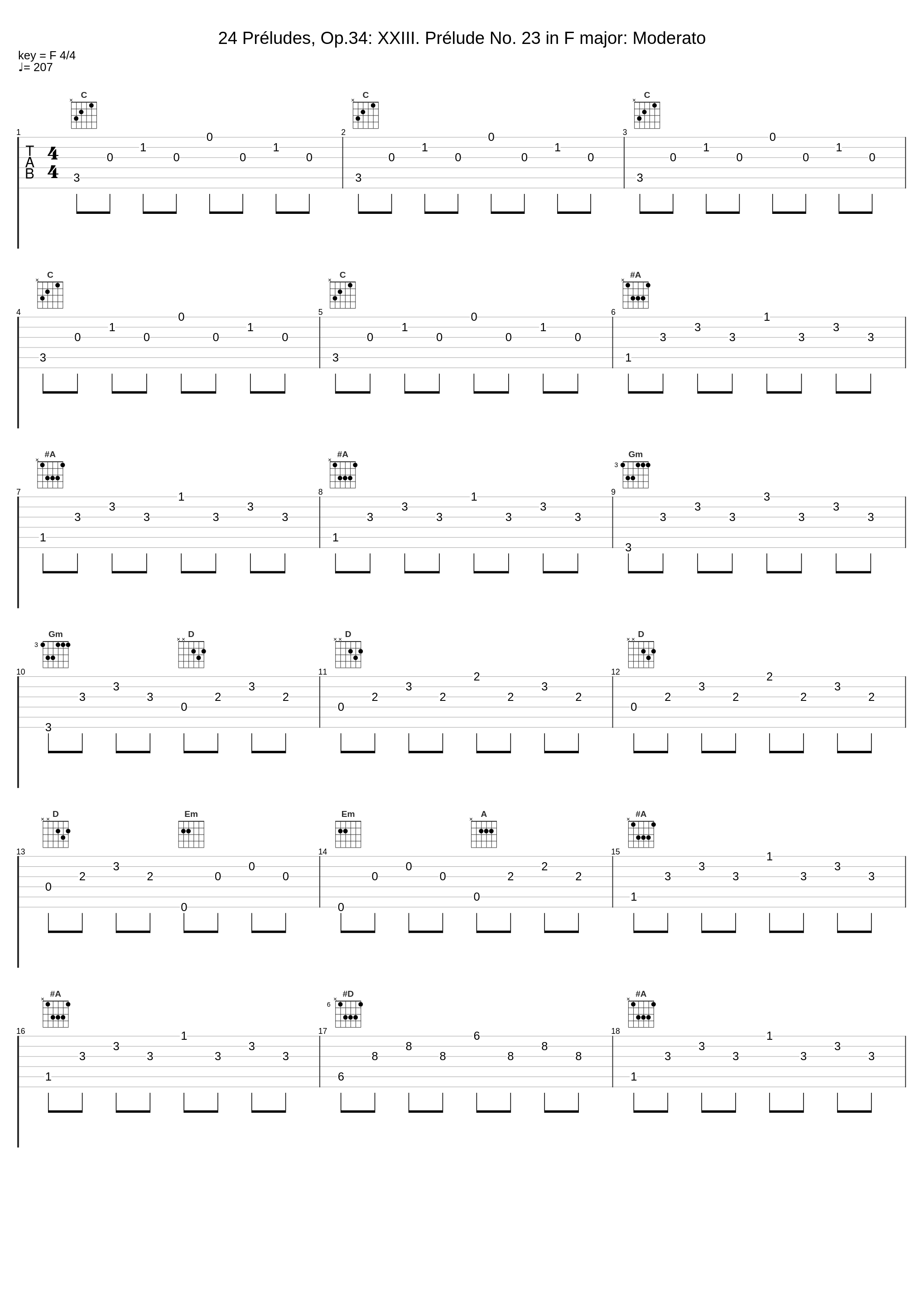 24 Préludes, Op.34: XXIII. Prélude No. 23 in F major: Moderato_Artur Pizarro,Dmitri Shostakovich_1