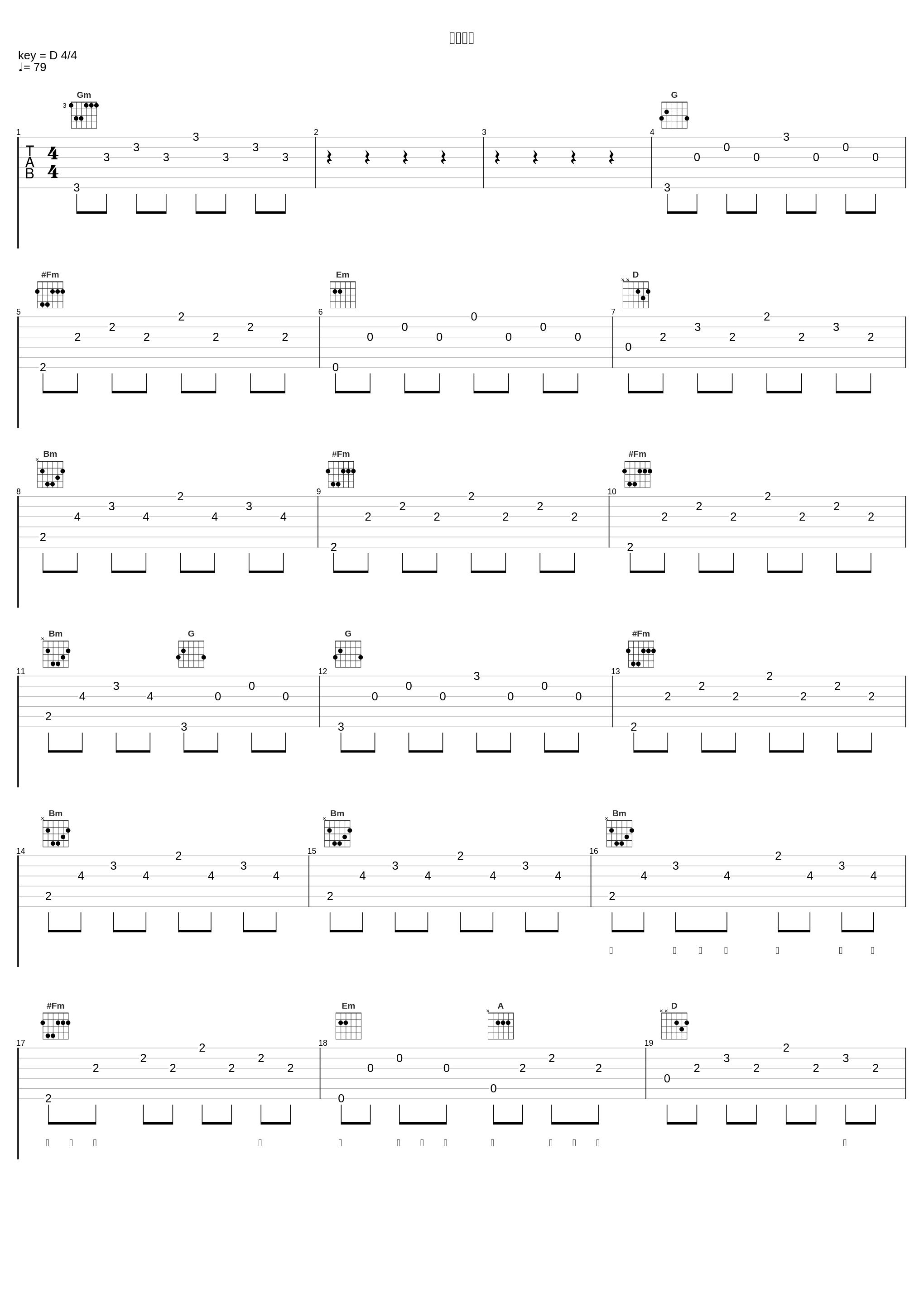 不必勉强_陈楚生_1