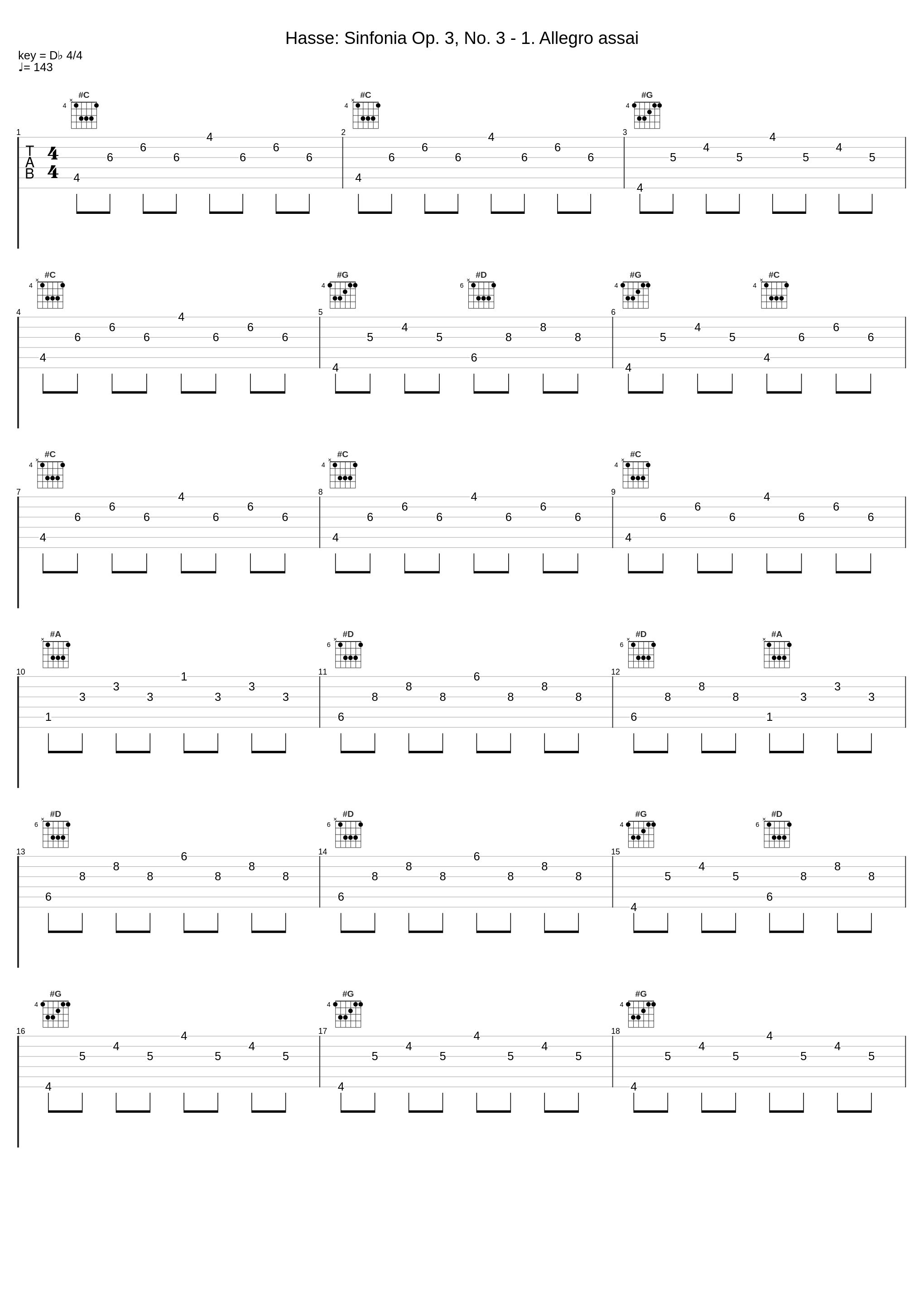 Hasse: Sinfonia Op. 3, No. 3 - 1. Allegro assai_Musica Antiqua Köln,Reinhard Goebel_1