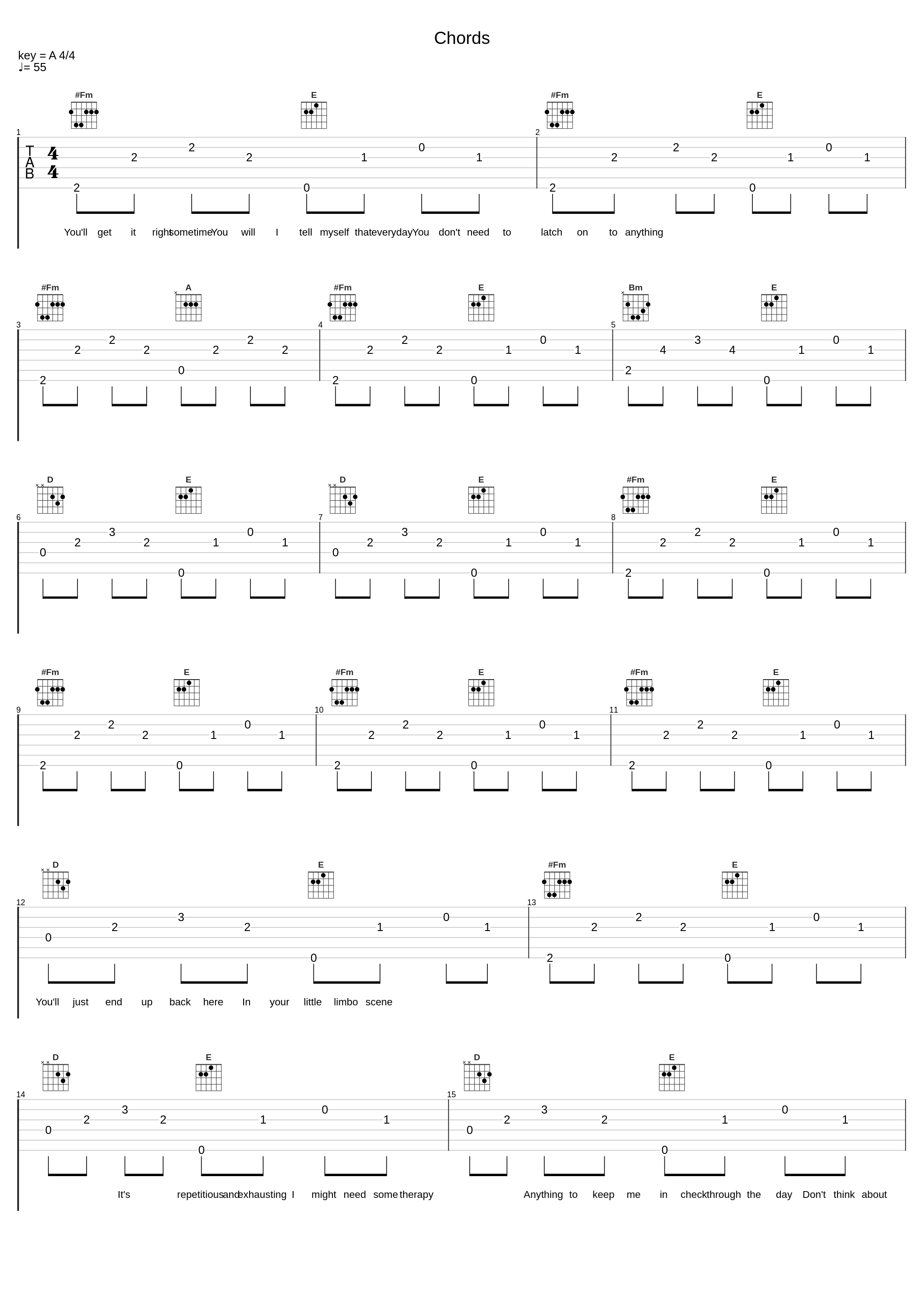 Chords_Kleerup_1