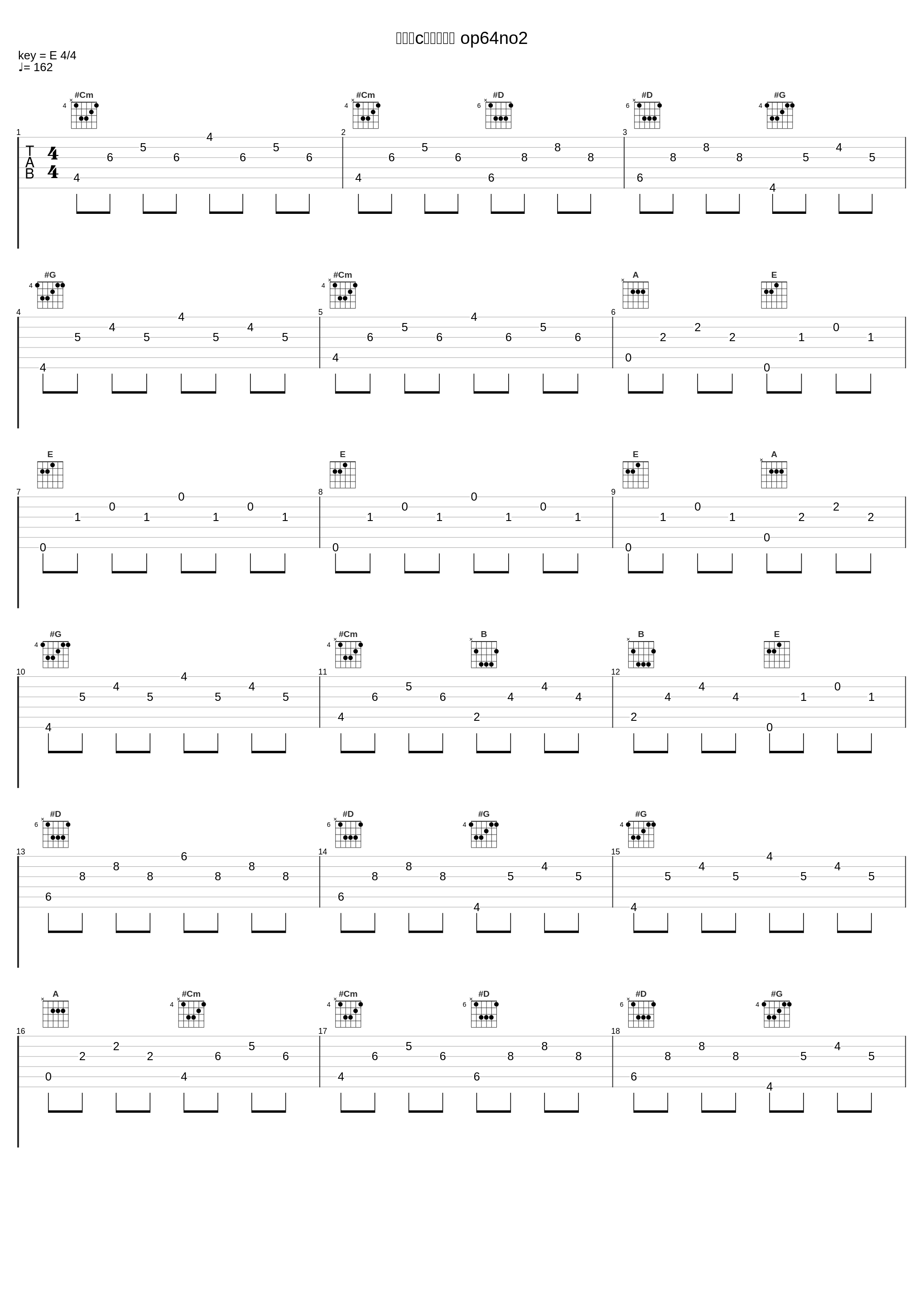 肖邦升c小调圆舞曲 op64no2_陈世辉_1