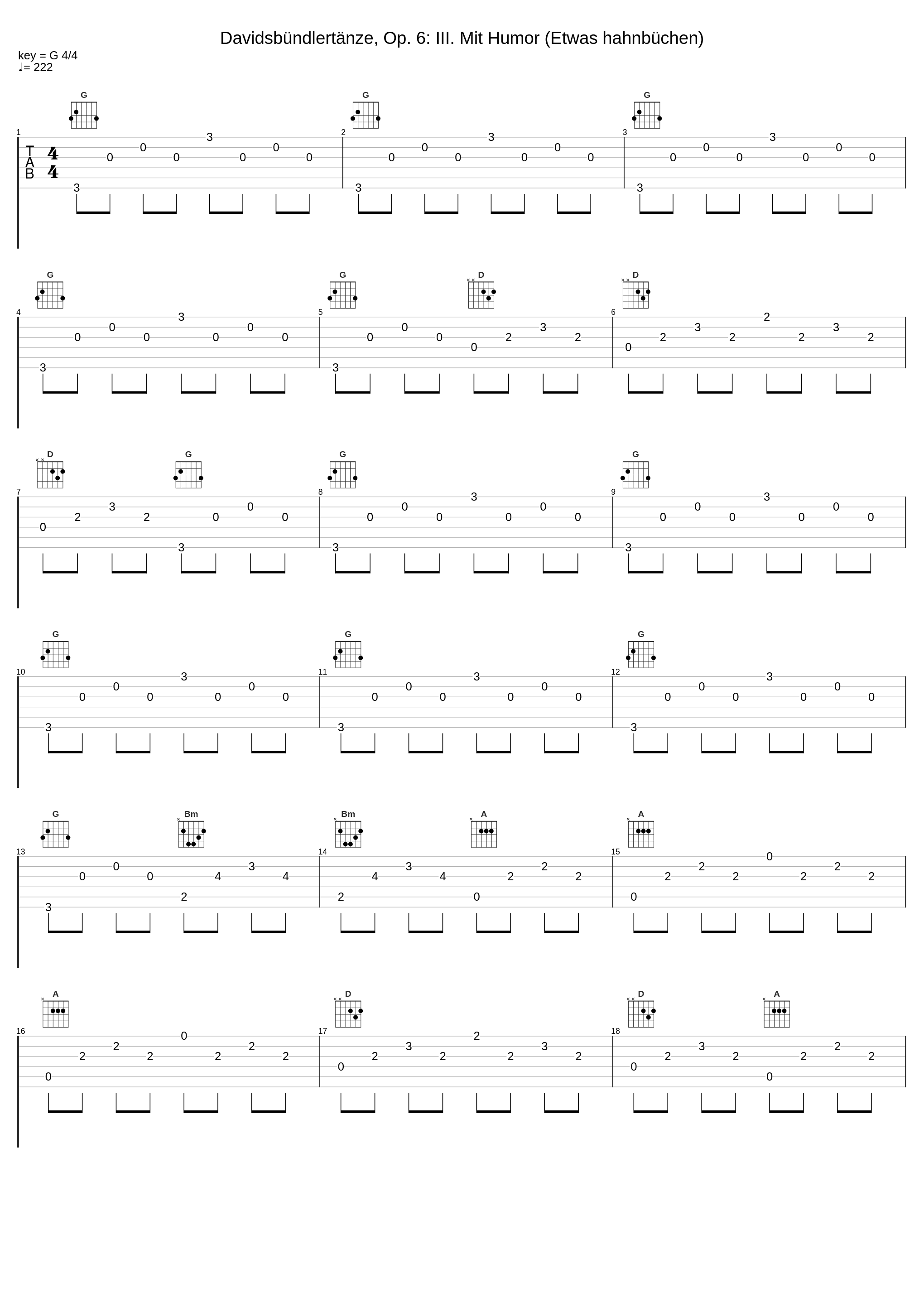 Davidsbündlertänze, Op. 6: III. Mit Humor (Etwas hahnbüchen)_Paolo Giacometti,Robert Schumann_1