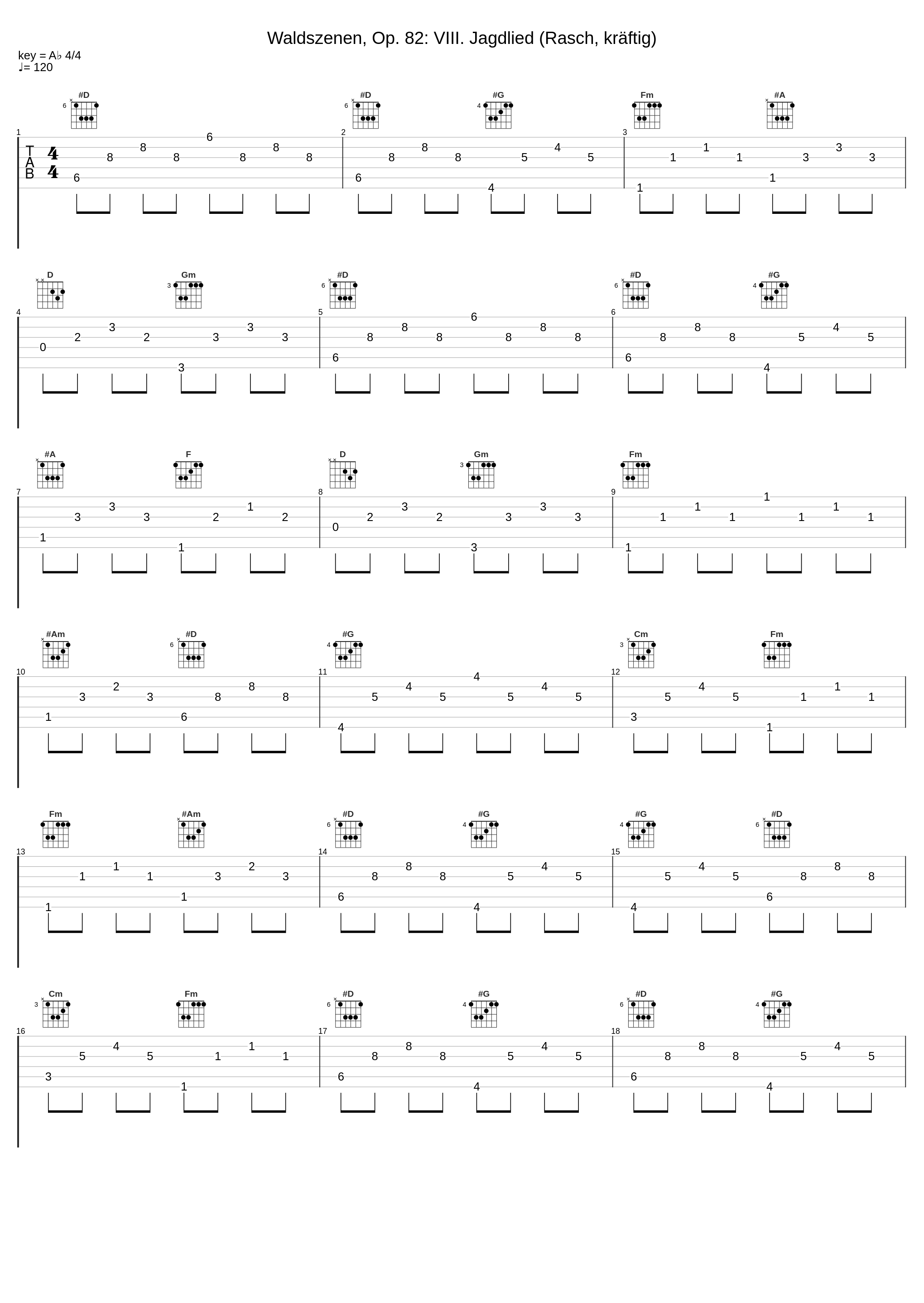 Waldszenen, Op. 82: VIII. Jagdlied (Rasch, kräftig)_Dejan Lazić,Robert Schumann_1