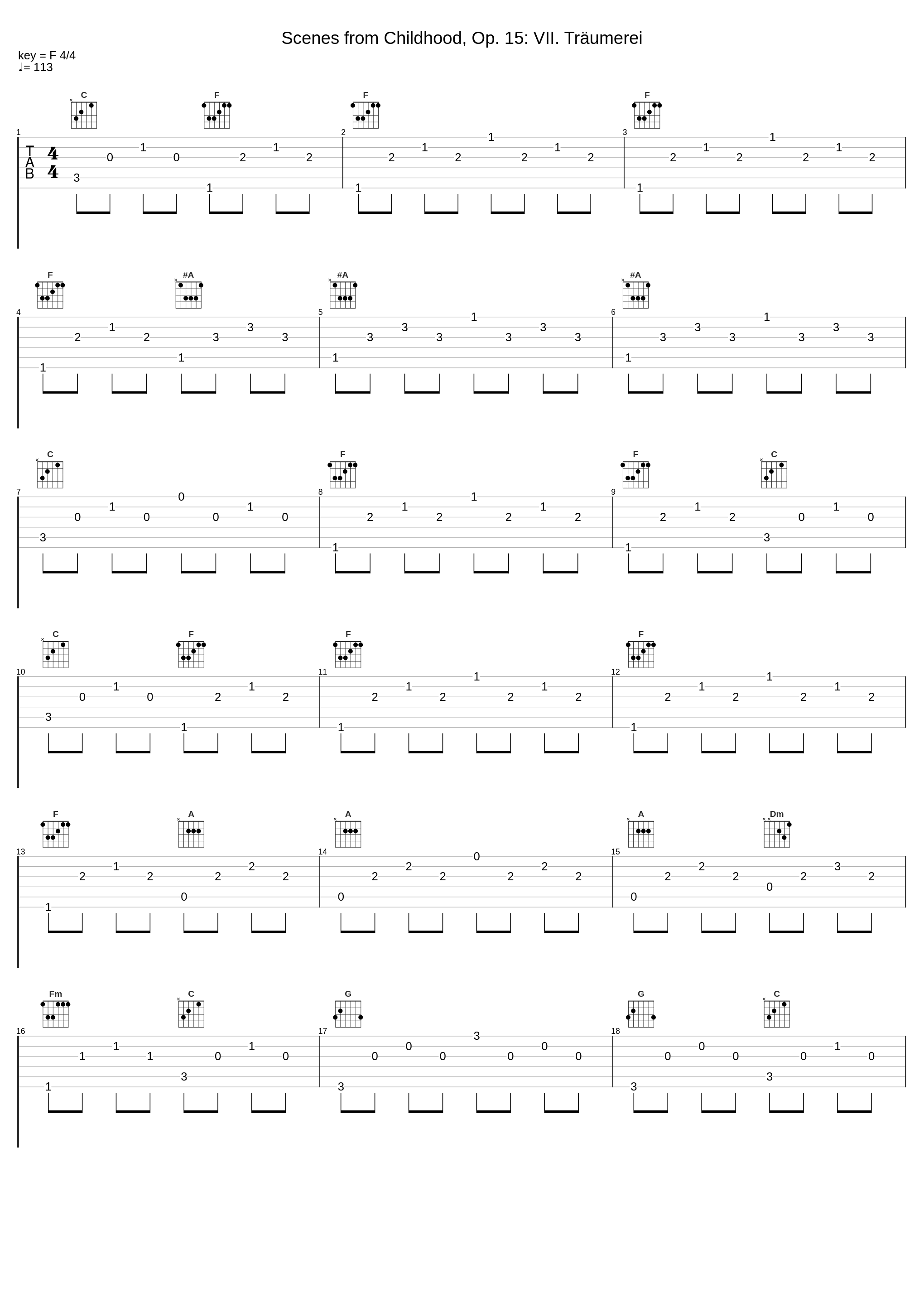 Scenes from Childhood, Op. 15: VII. Träumerei_Robert Schumann_1