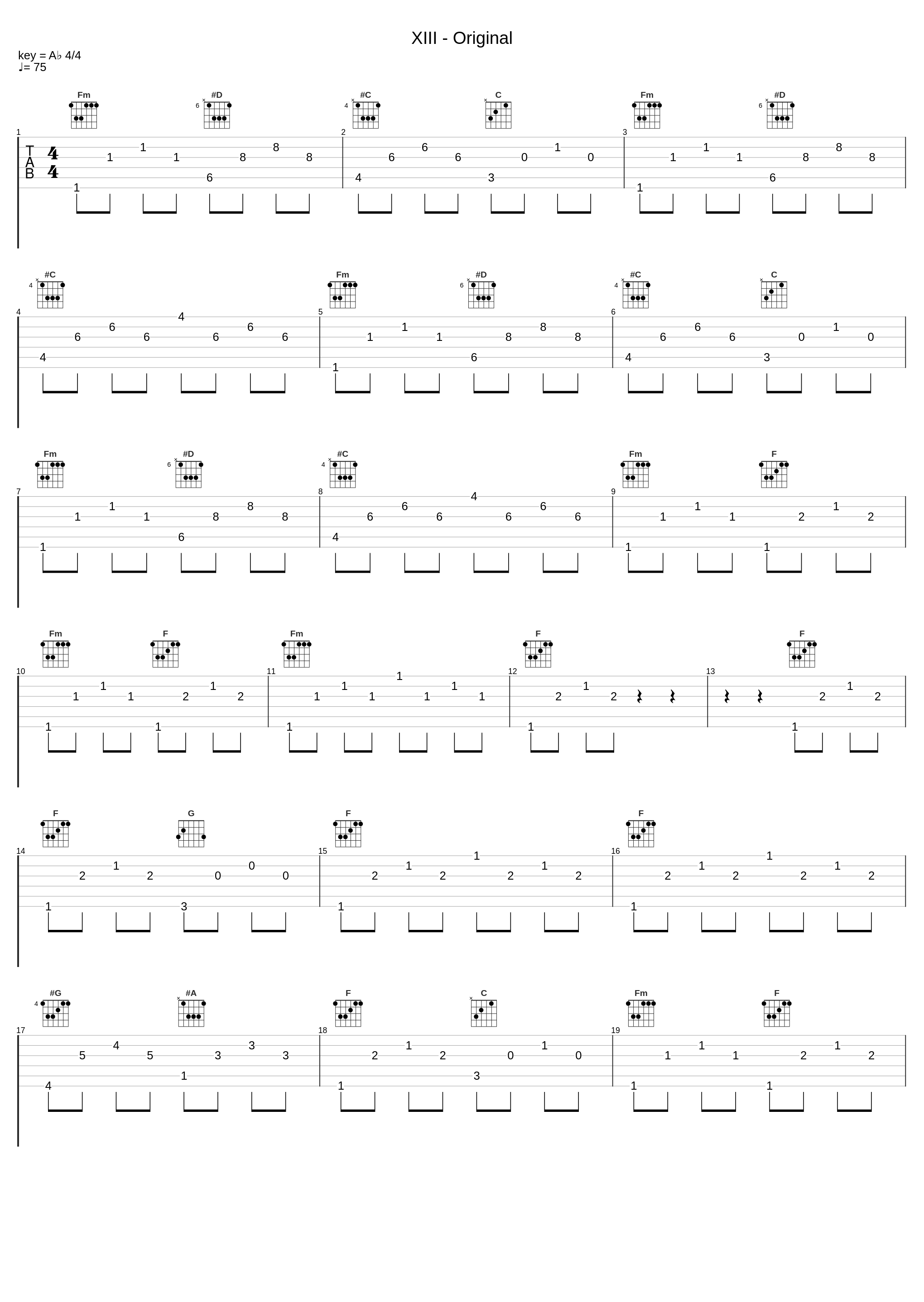 XIII - Original_Tristam_1