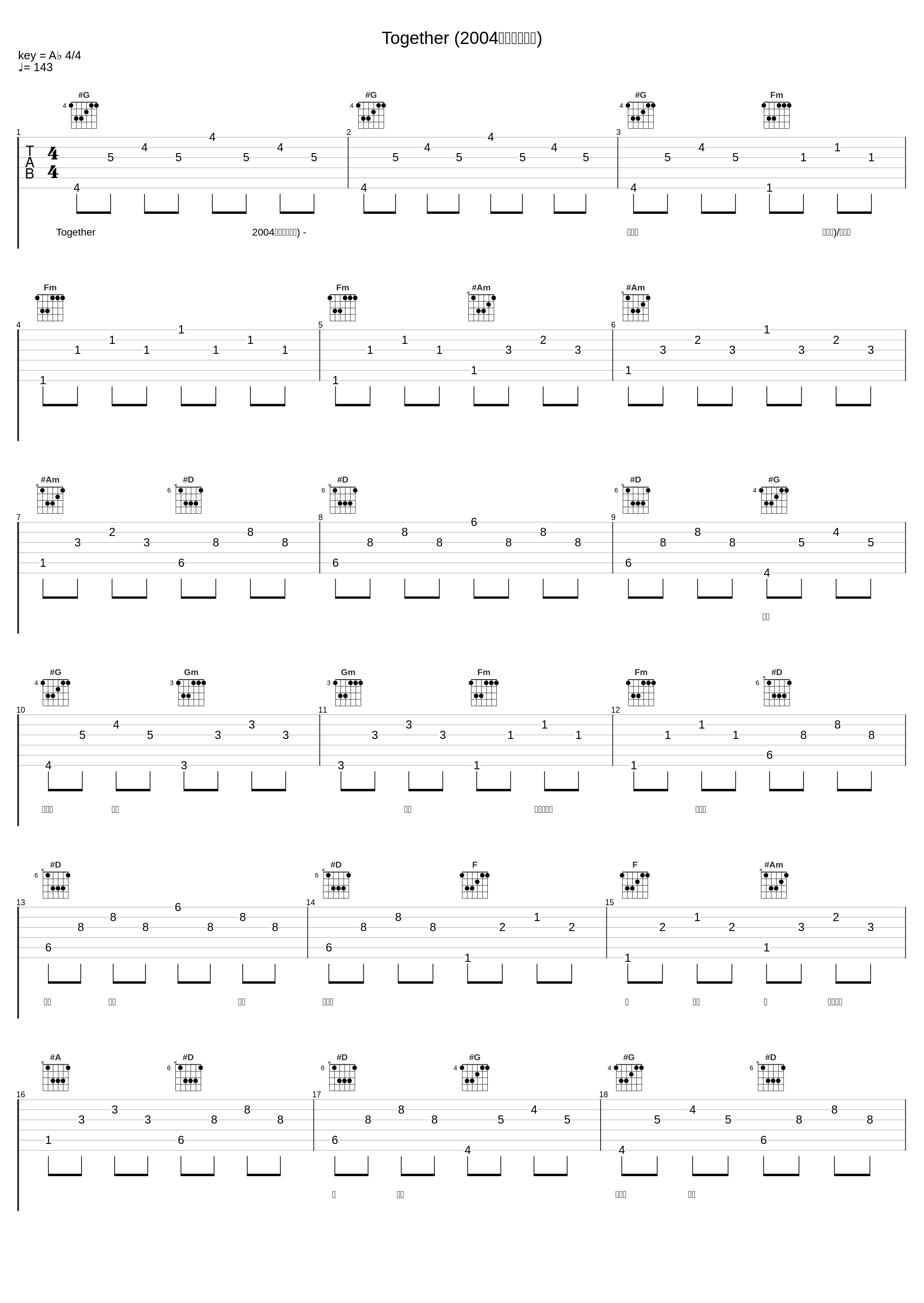 Together (2004人气歌谣现场)_高耀太,金钟民_1