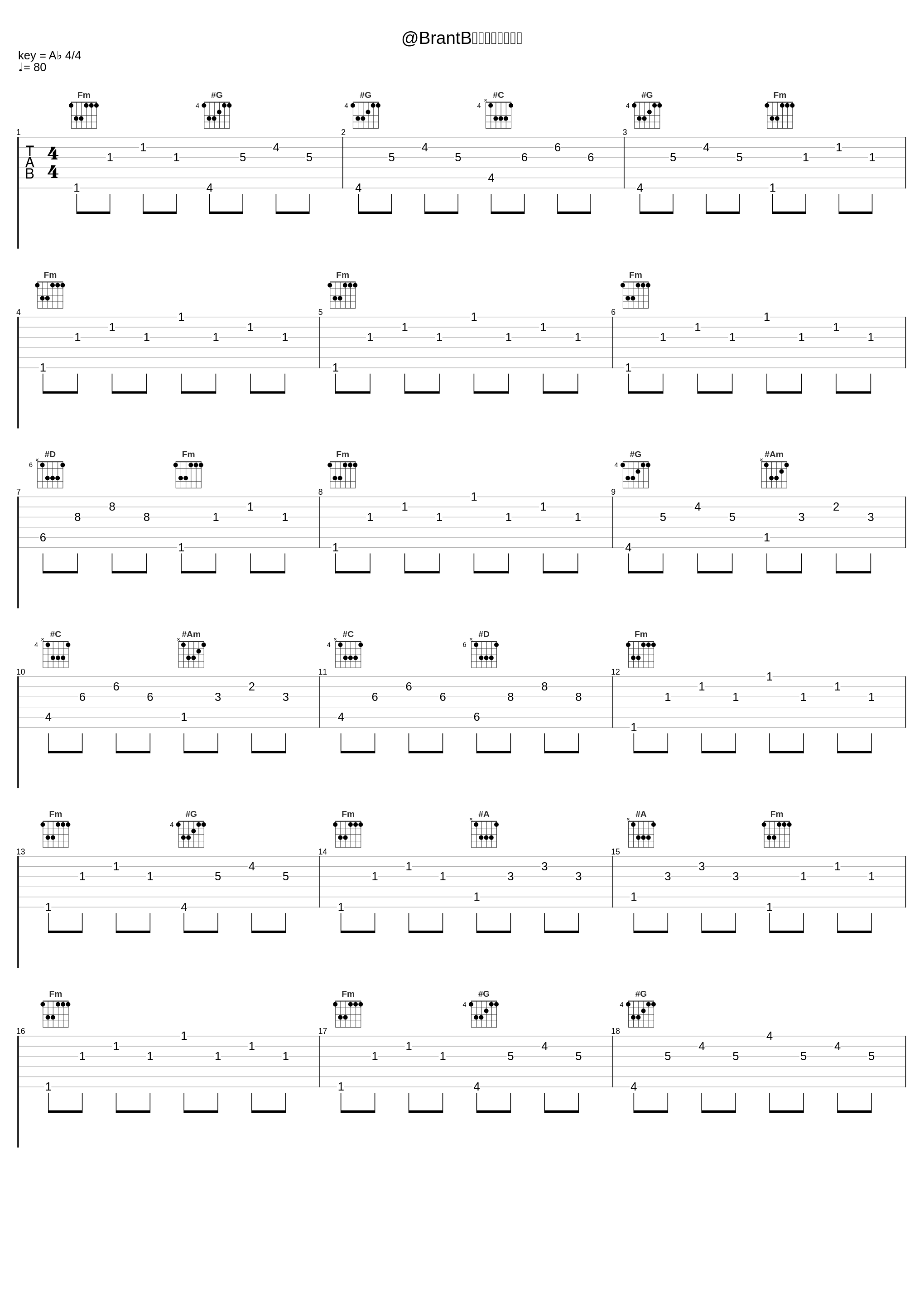 @BrantB白景屹创作的原声_BrAnTB白景屹_1