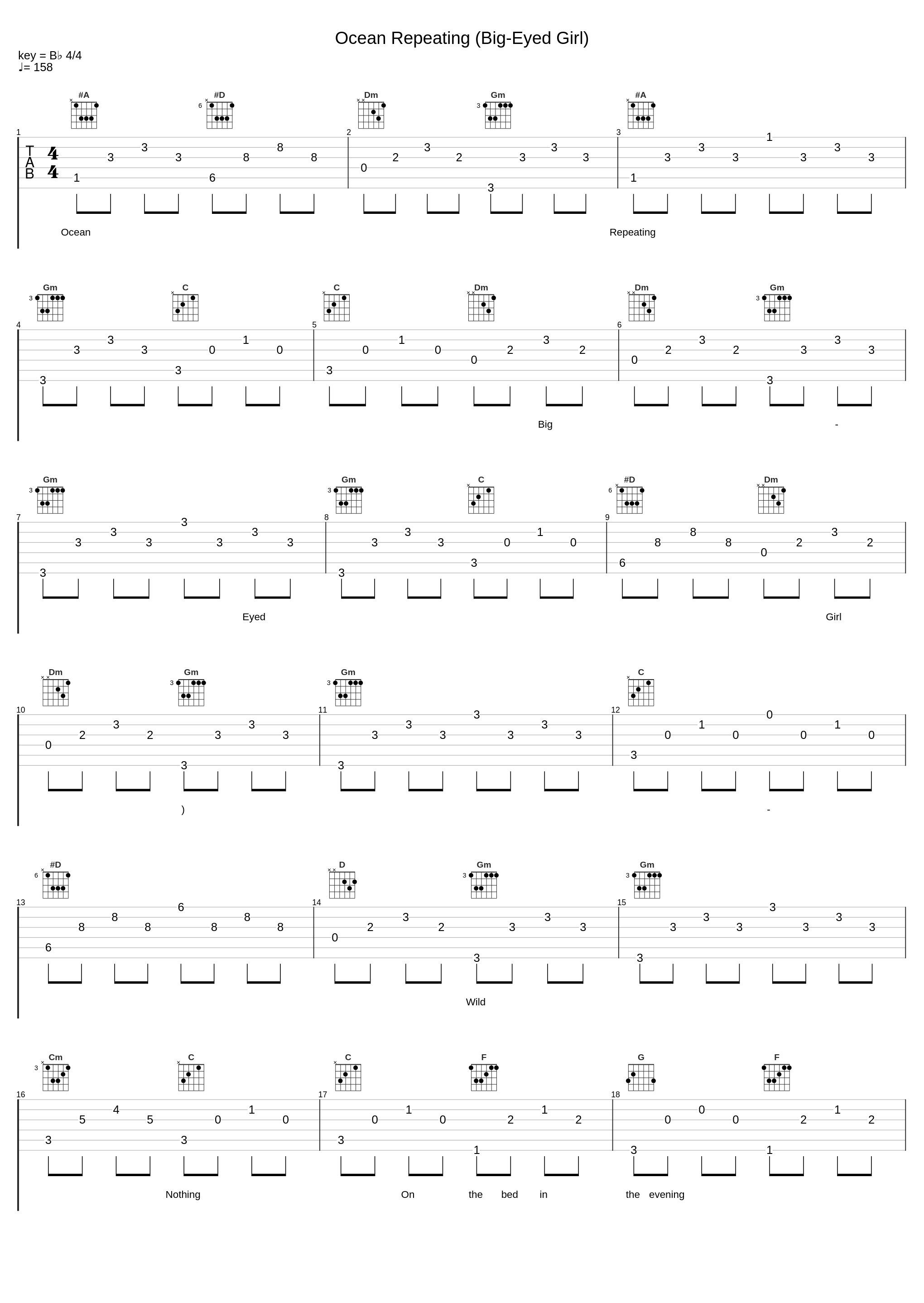 Ocean Repeating (Big-Eyed Girl)_Wild Nothing_1