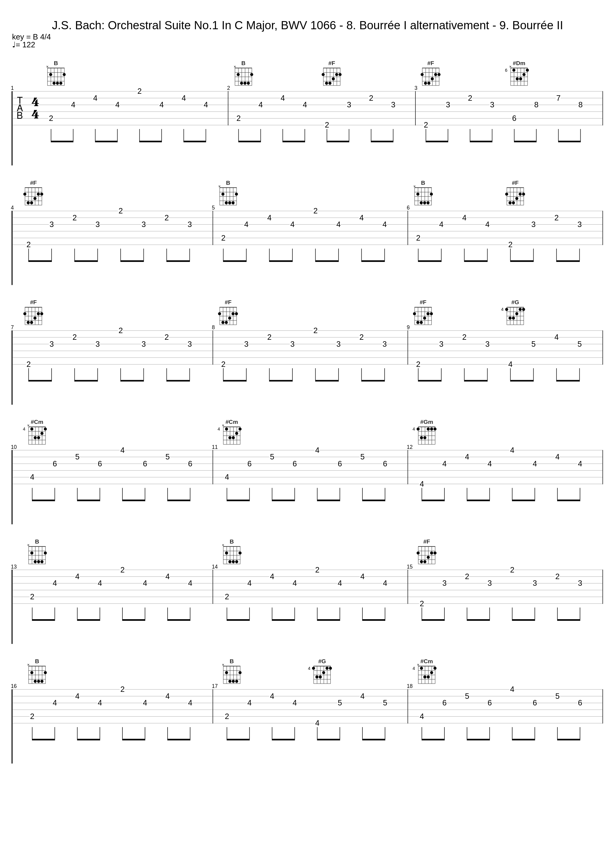 J.S. Bach: Orchestral Suite No.1 In C Major, BWV 1066 - 8. Bourrée I alternativement - 9. Bourrée II_Musica Antiqua Köln,Reinhard Goebel_1