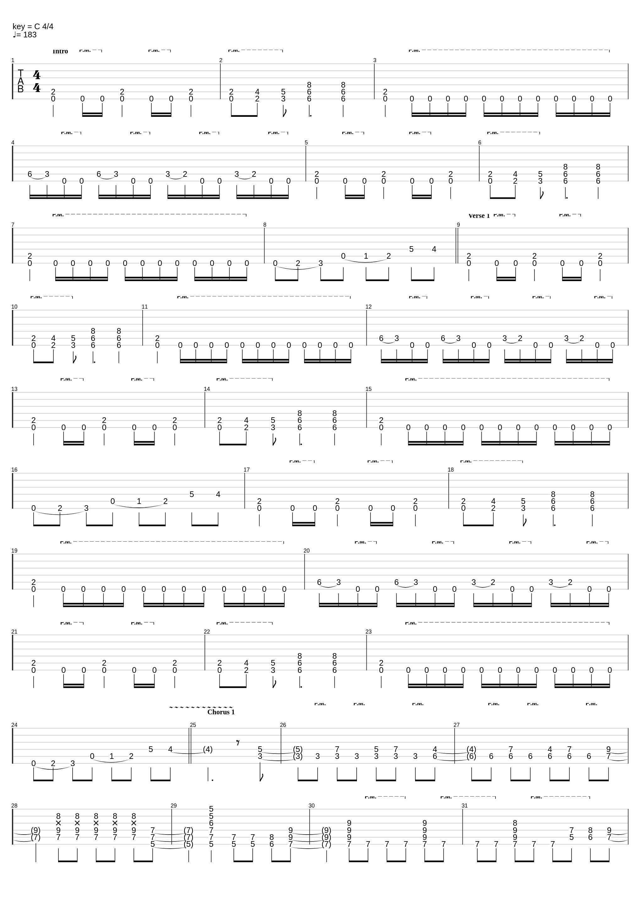 Entrance Of The Conflagration (D# Standard)_Trivium_1