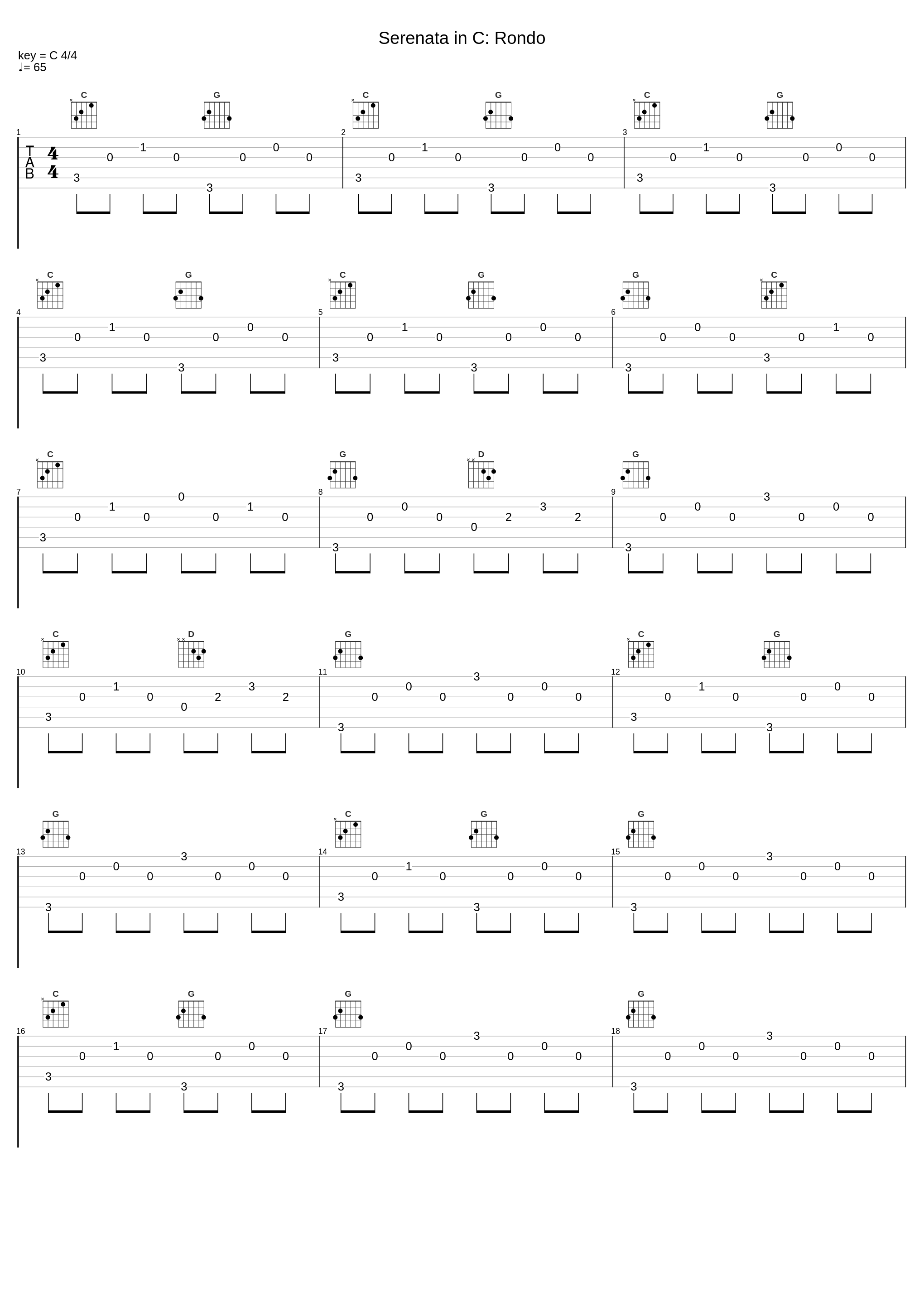 Serenata in C: Rondo_Ewan Dobson_1