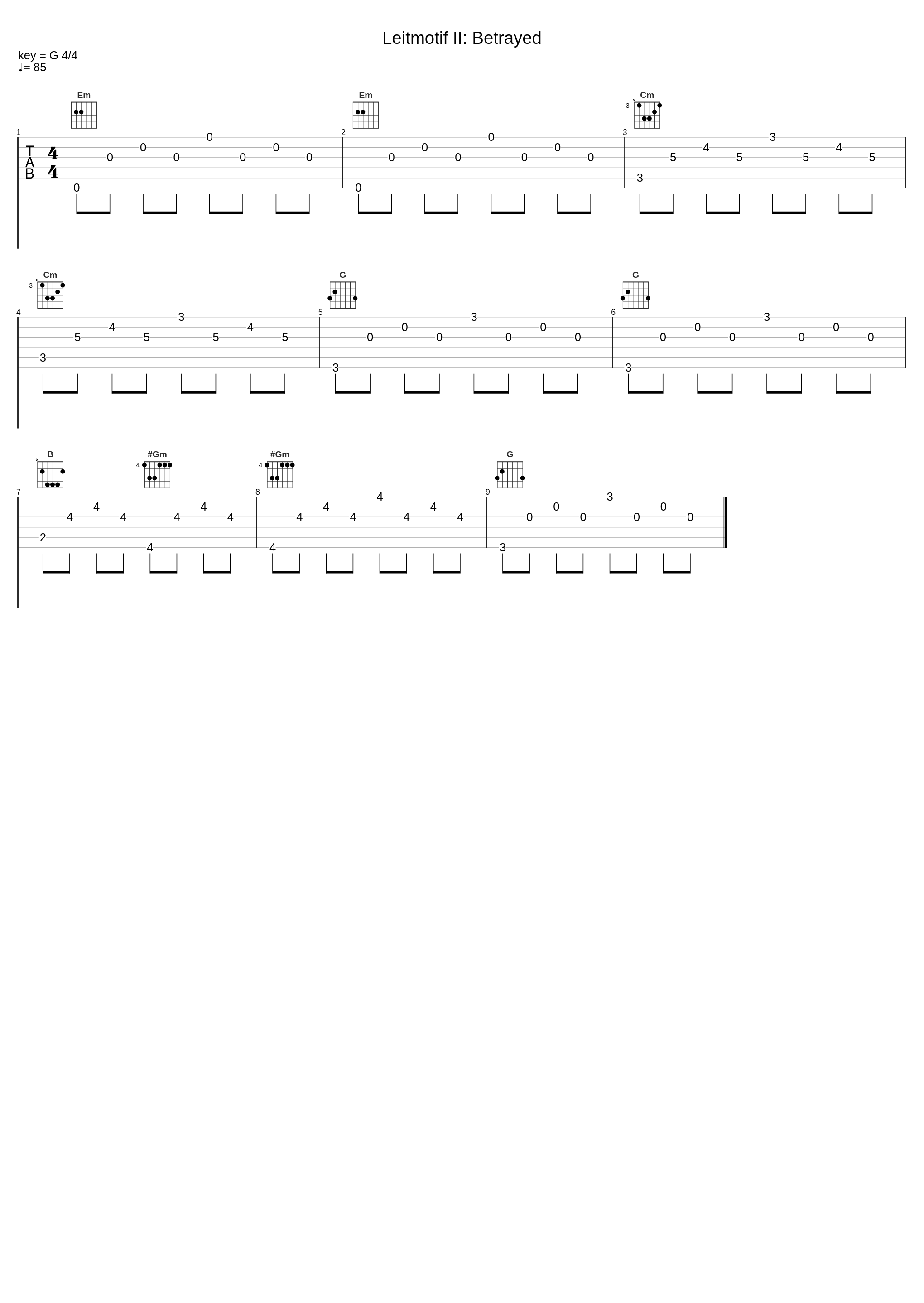 Leitmotif II: Betrayed_Stöj Snak_1