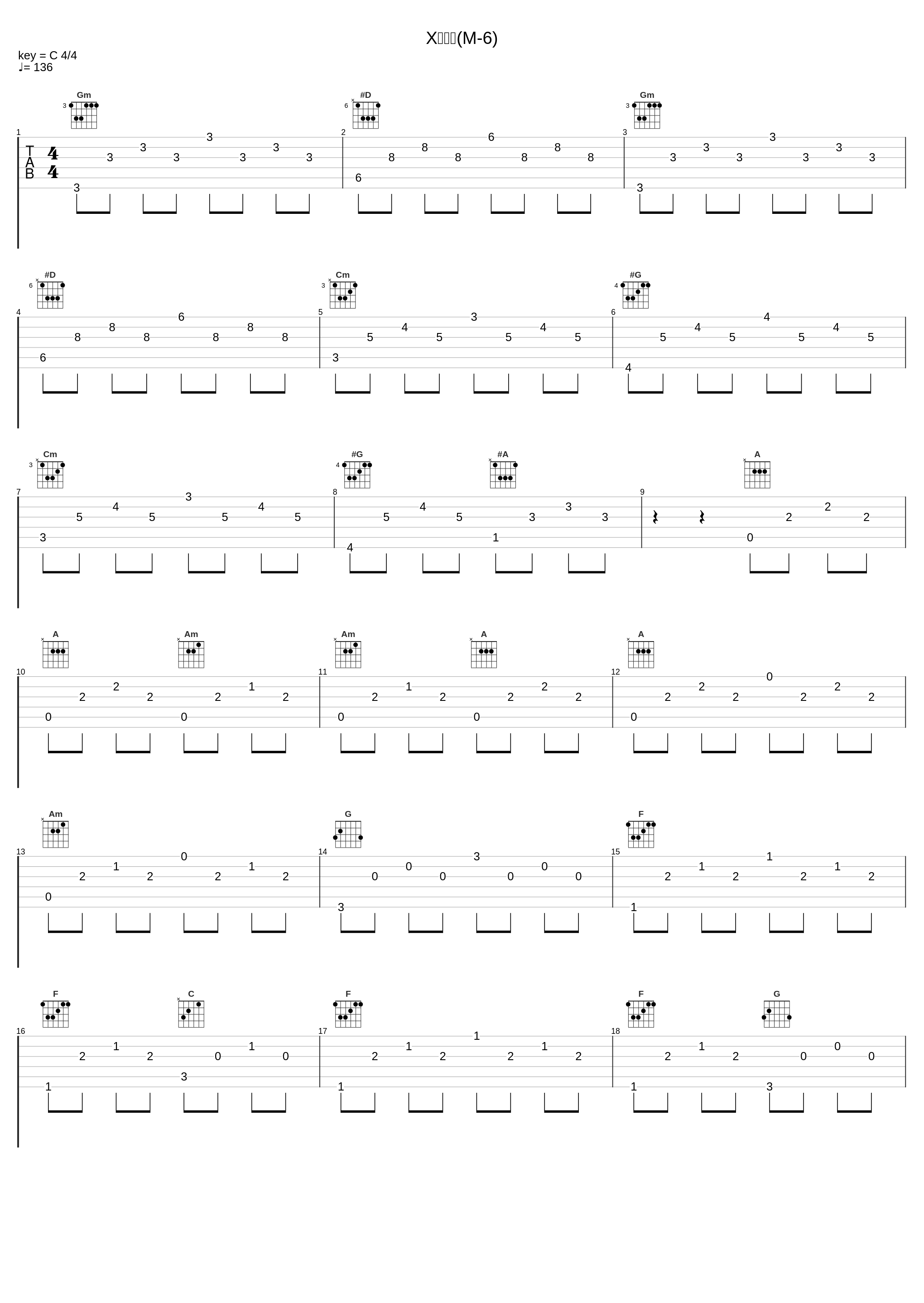 Xの戦い(M-6)_小西貴雄_1