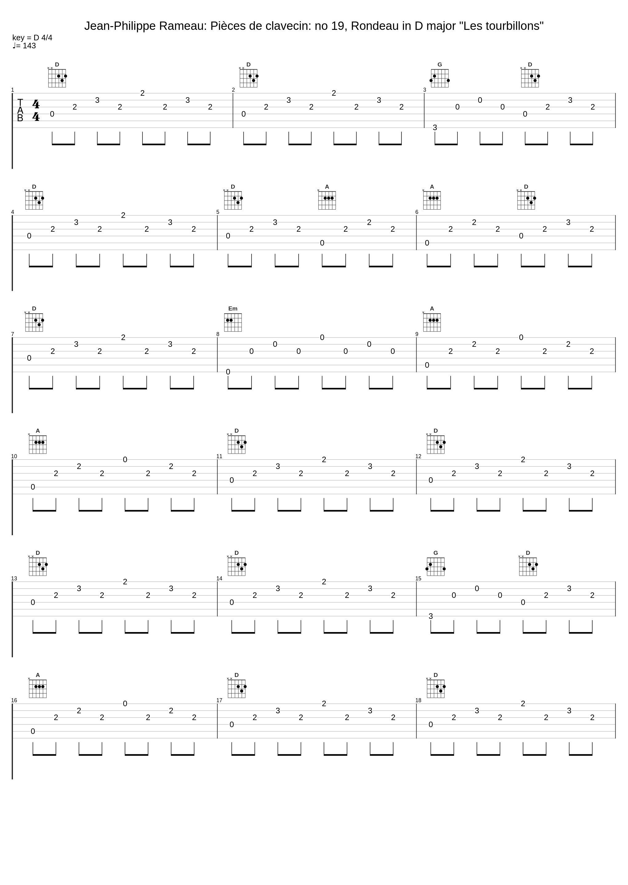 Jean-Philippe Rameau: Pièces de clavecin: no 19, Rondeau in D major "Les tourbillons"_Anton Heiller_1