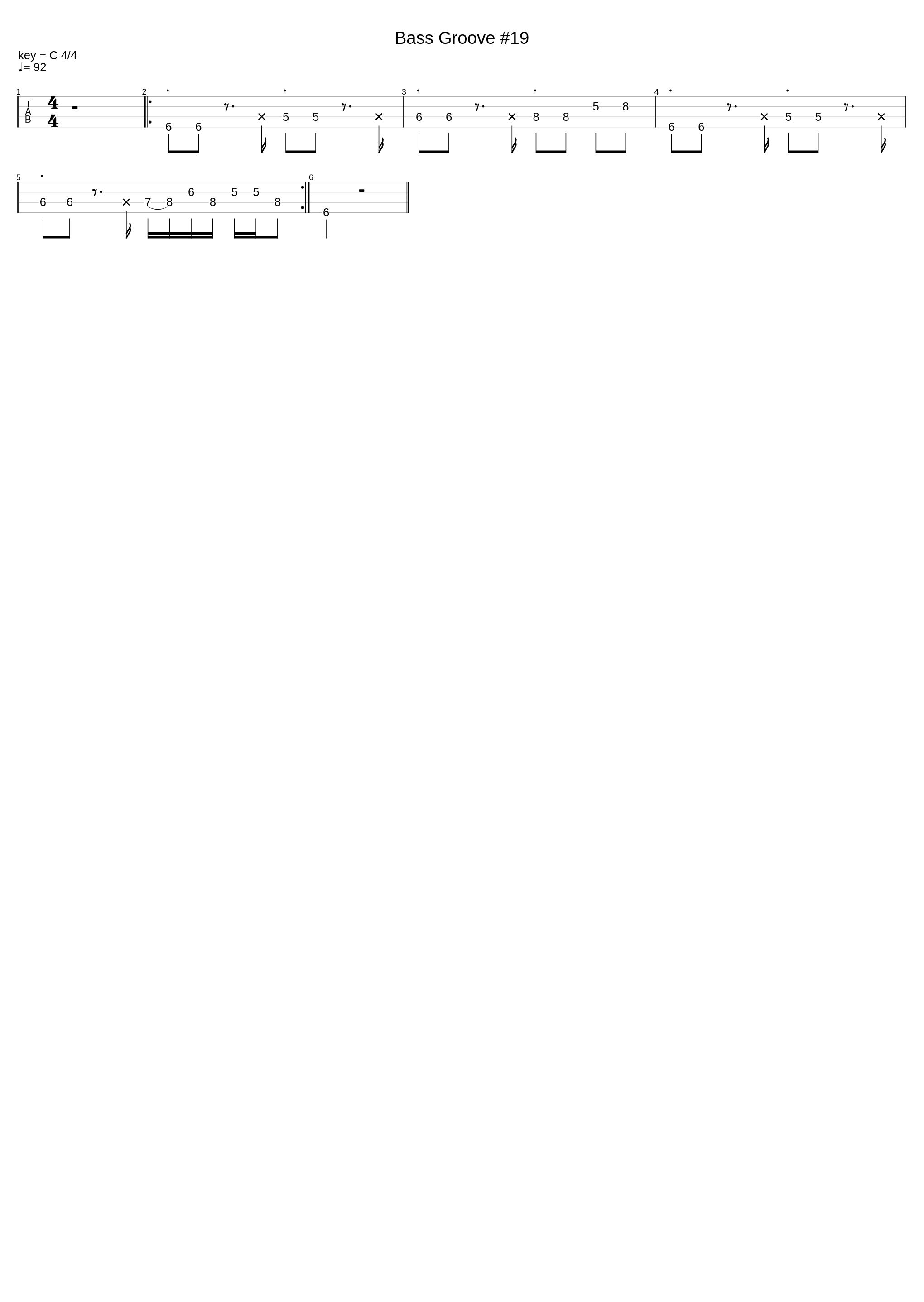 Bass Groove #19_Mark J Smith_1