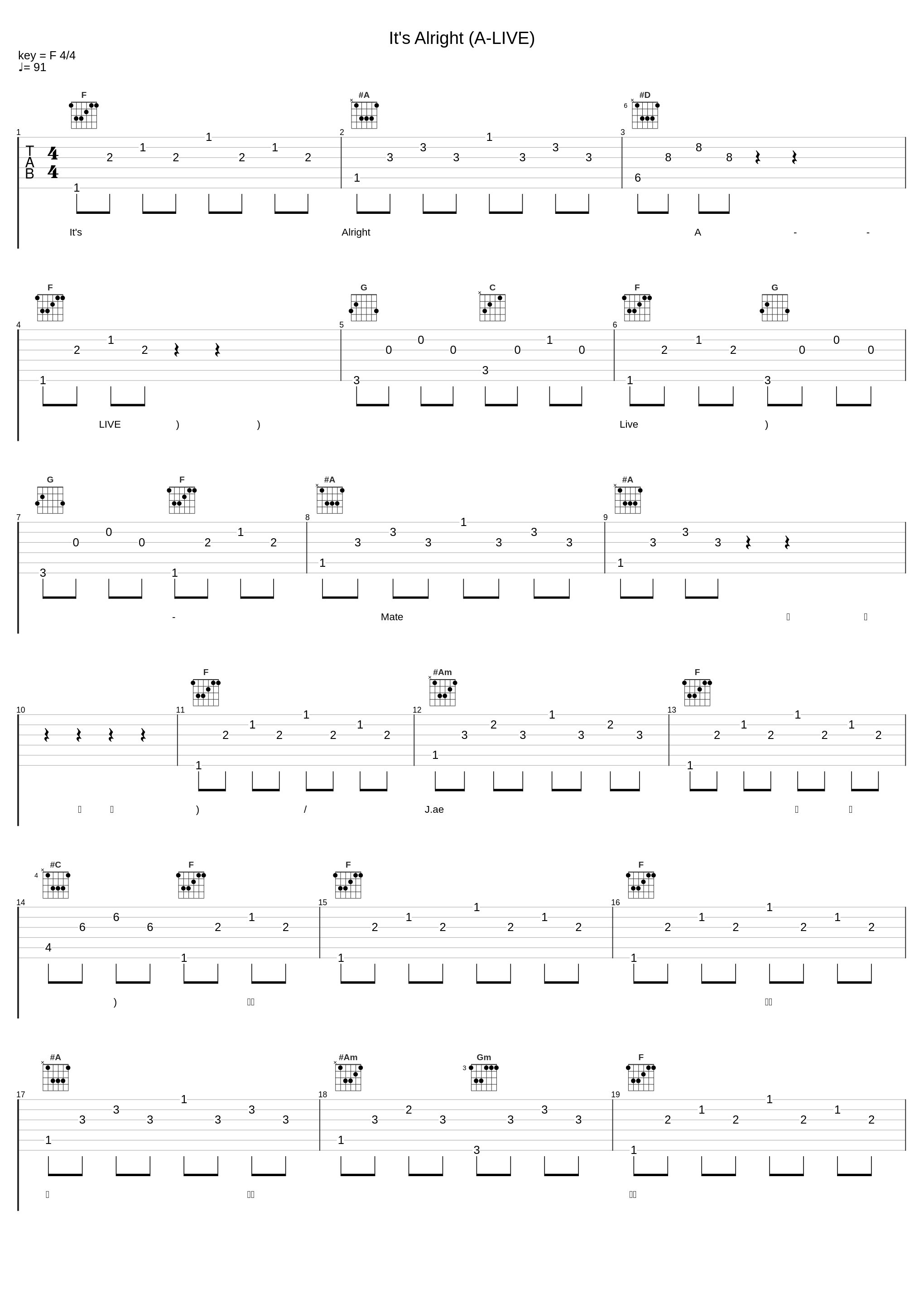 It's Alright (A-LIVE)_Mate,J.ae_1