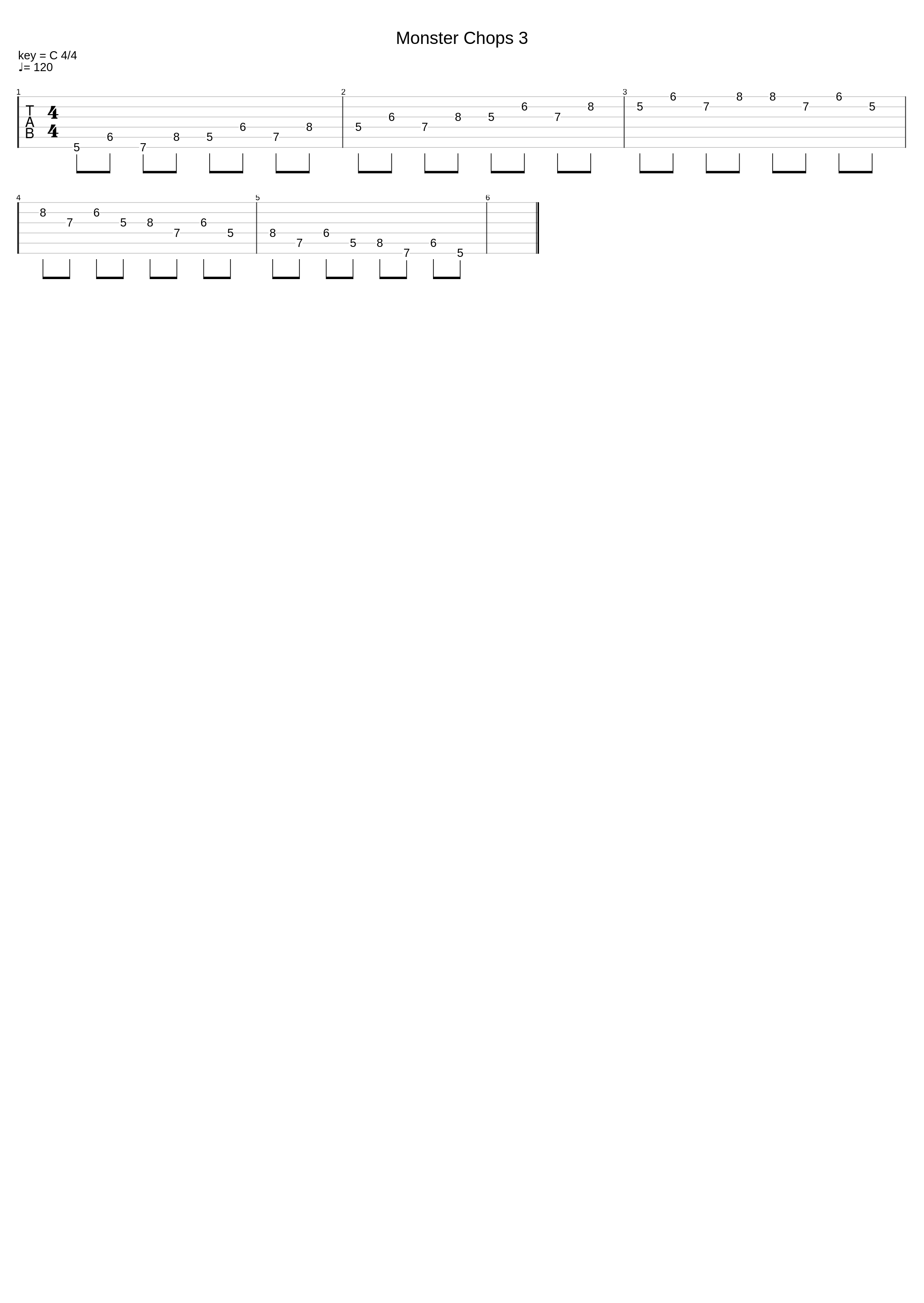 Monster Chops 3 - fifth fret_Fun Guitar_1