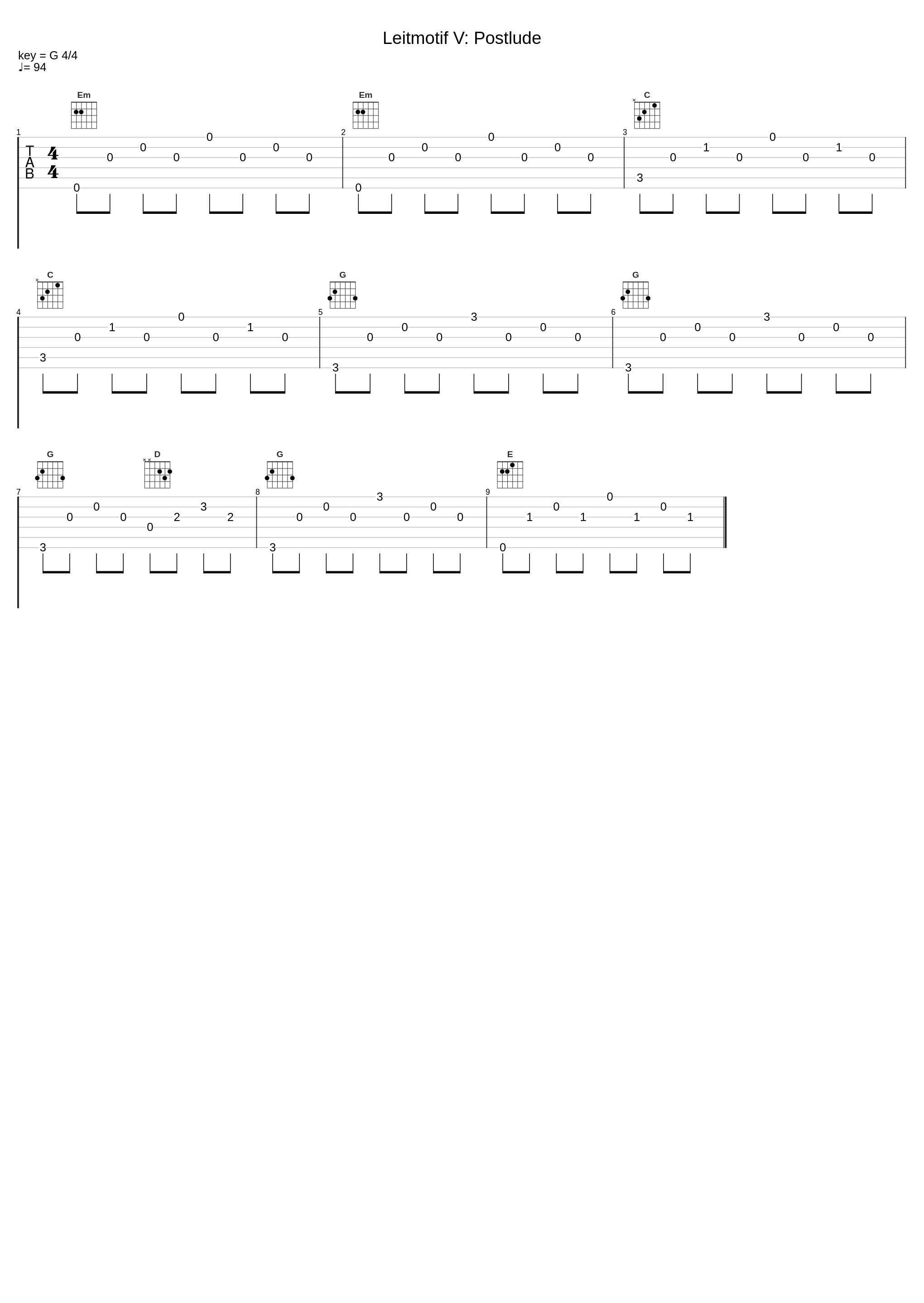 Leitmotif V: Postlude_Stöj Snak_1