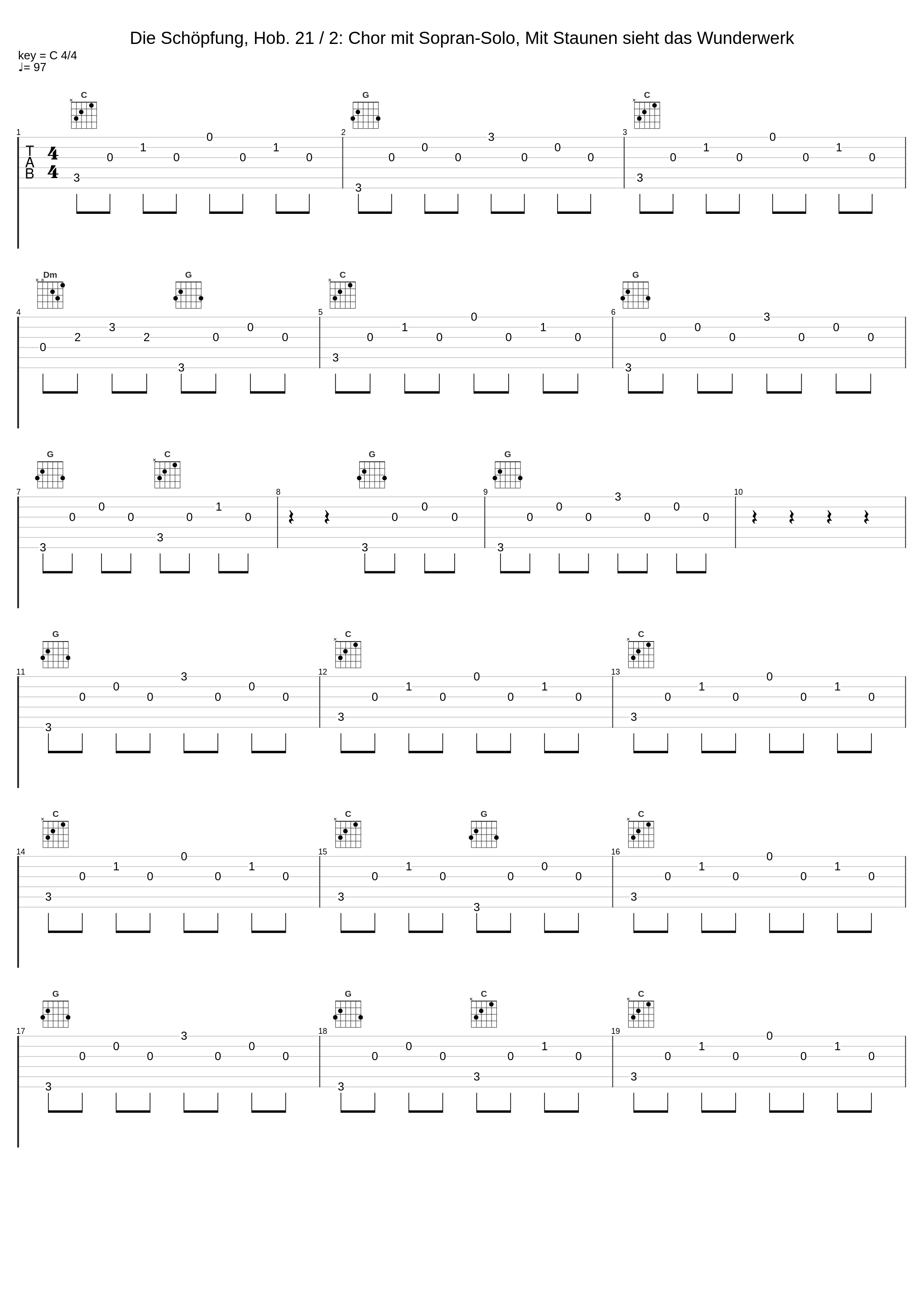 Die Schöpfung, Hob. 21 / 2: Chor mit Sopran-Solo, Mit Staunen sieht das Wunderwerk_Singschule Chur,Jürg Kerle_1