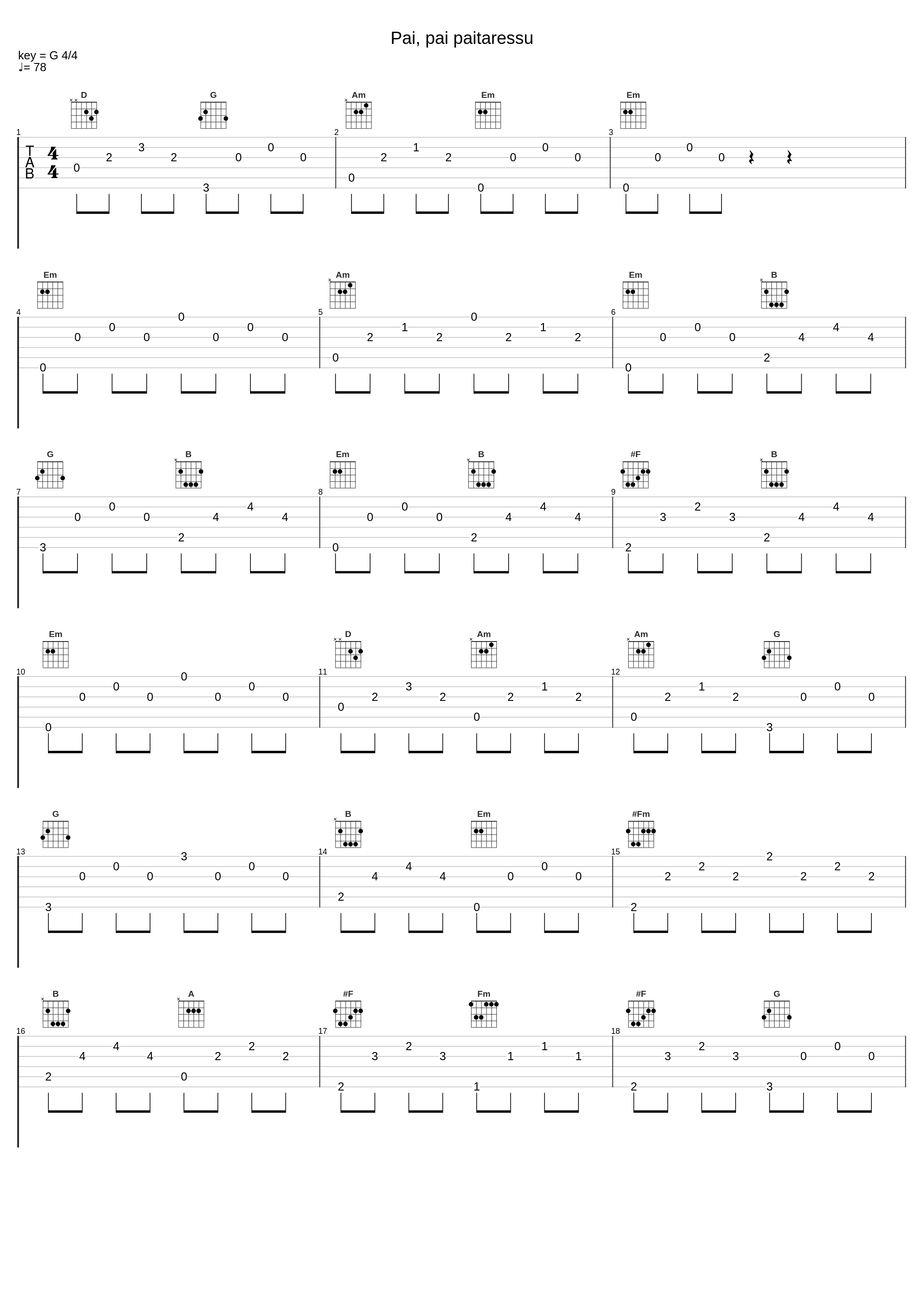 Pai, pai paitaressu_Tatjana Blome,Guðrún Ingimars,Oskar Merikanto_1