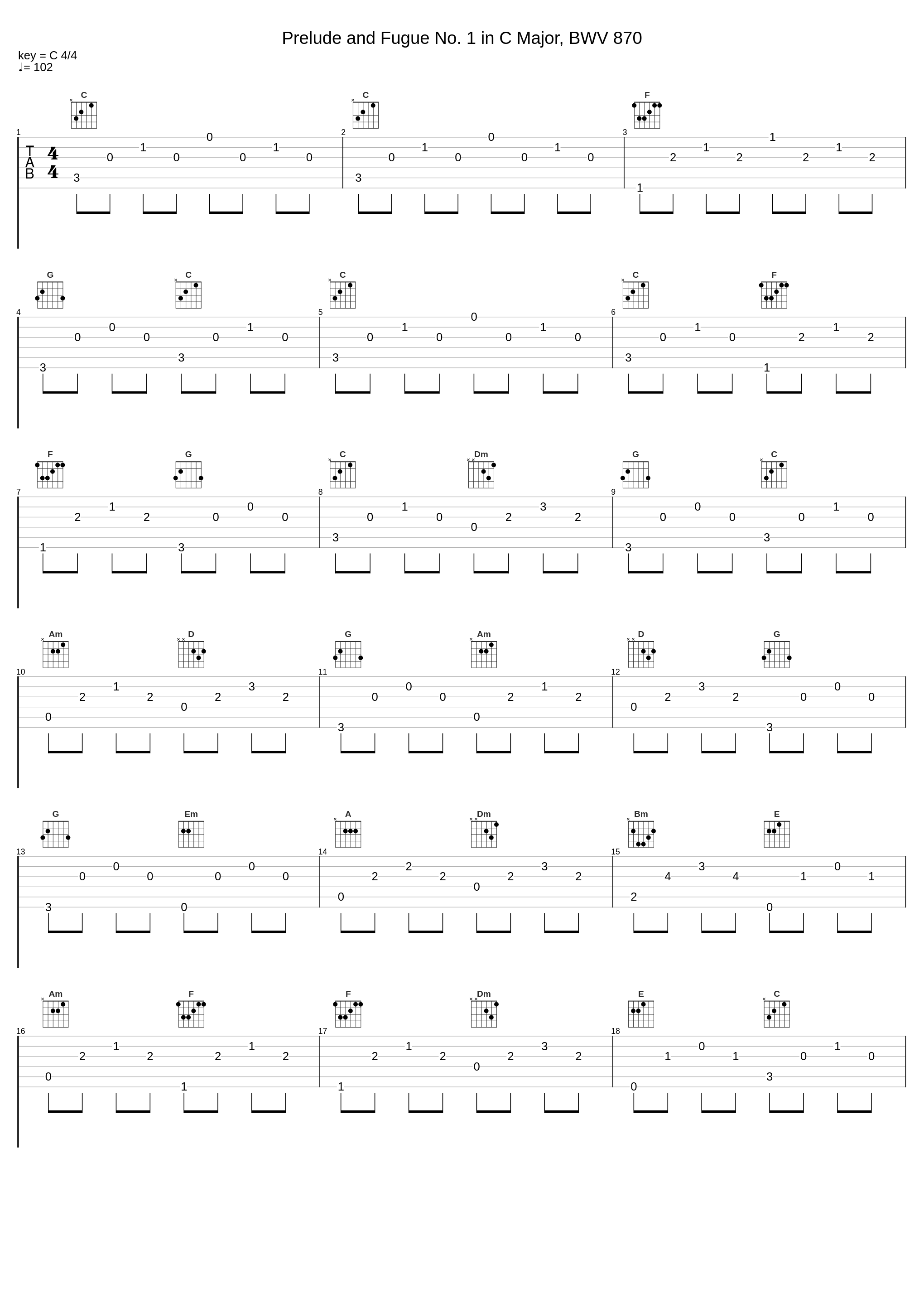 Prelude and Fugue No. 1 in C Major, BWV 870_Jörg Demus_1