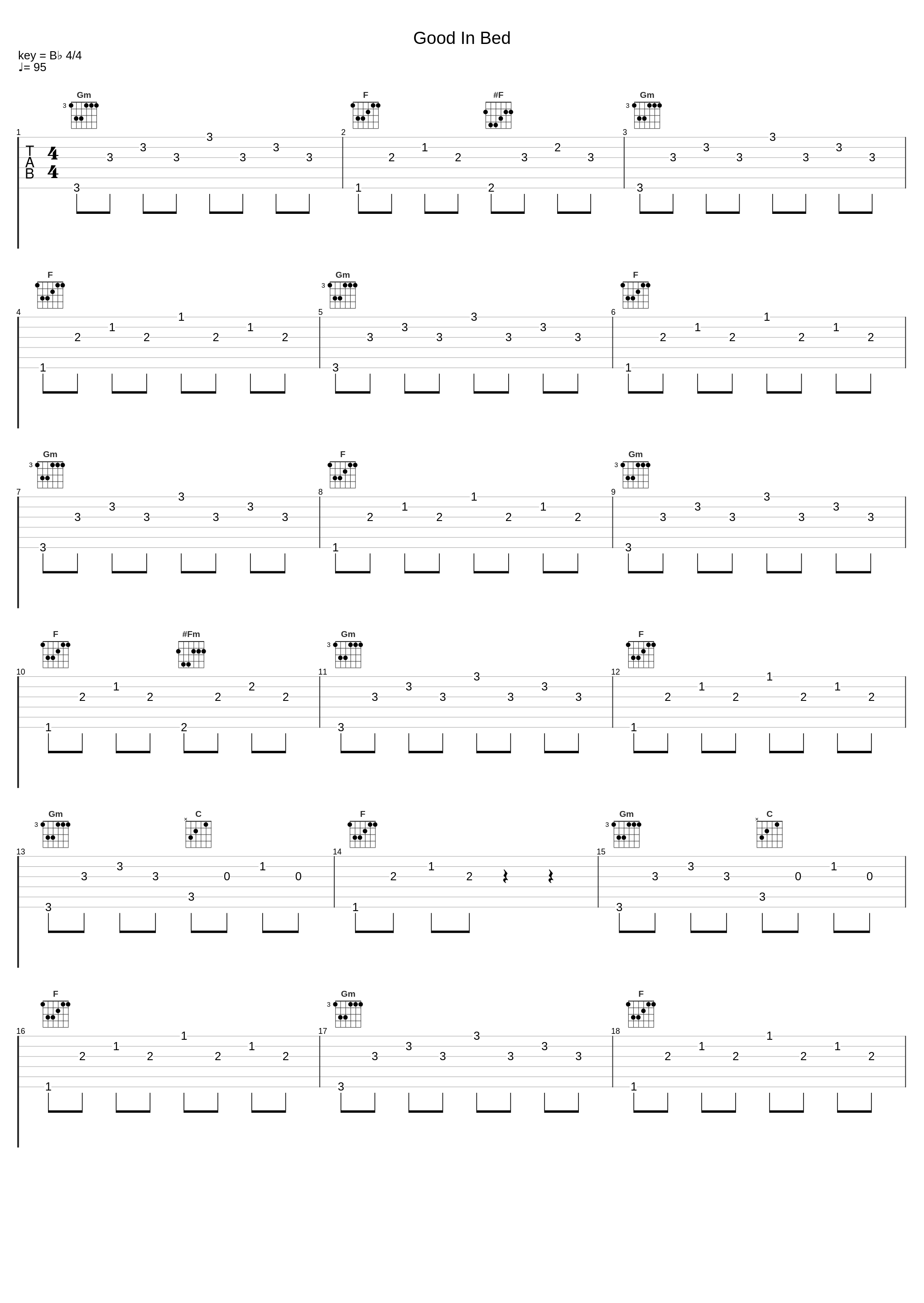 Good In Bed_Tabata Music_1