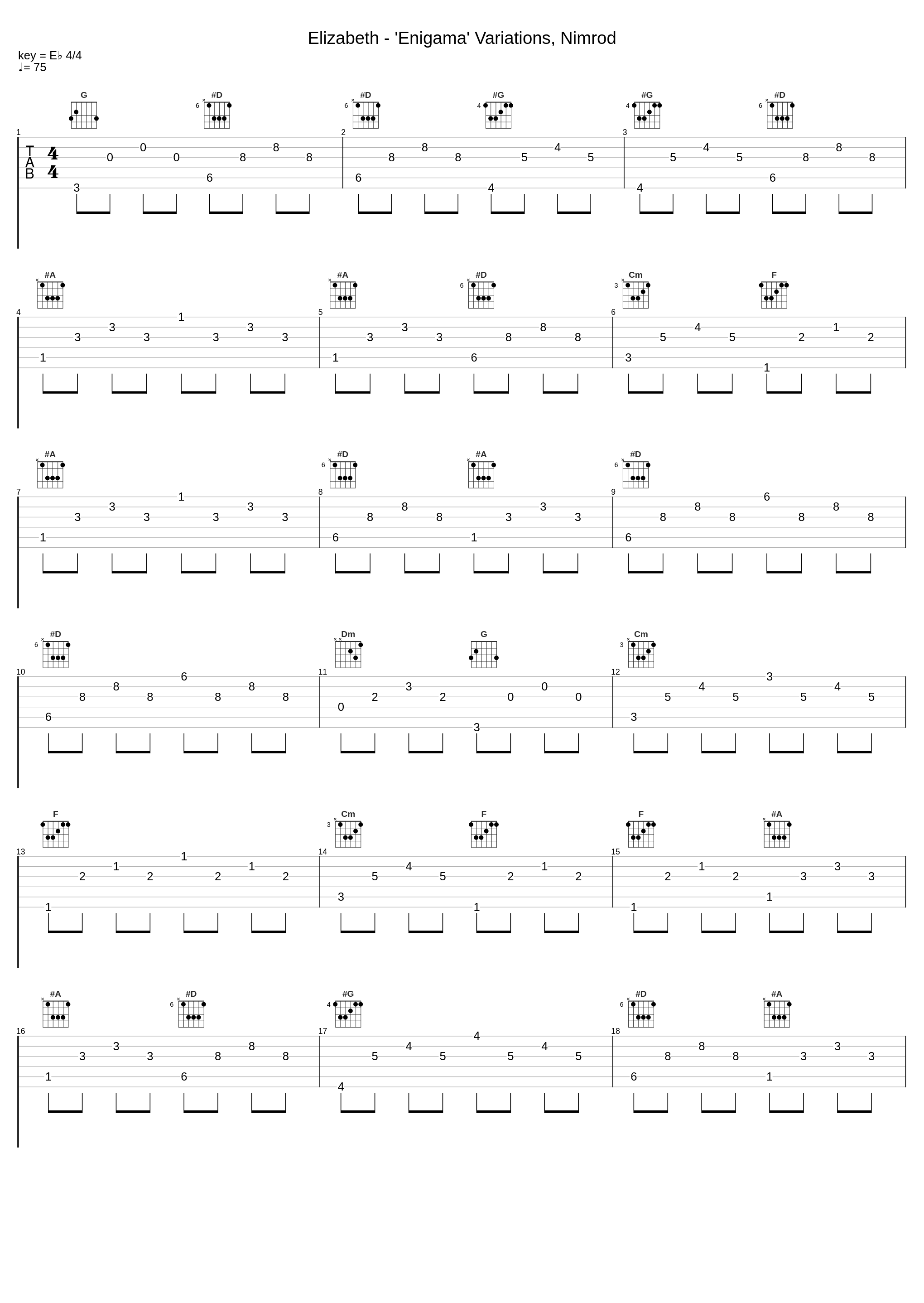 Elizabeth - 'Enigama' Variations, Nimrod_Edward Elgar_1