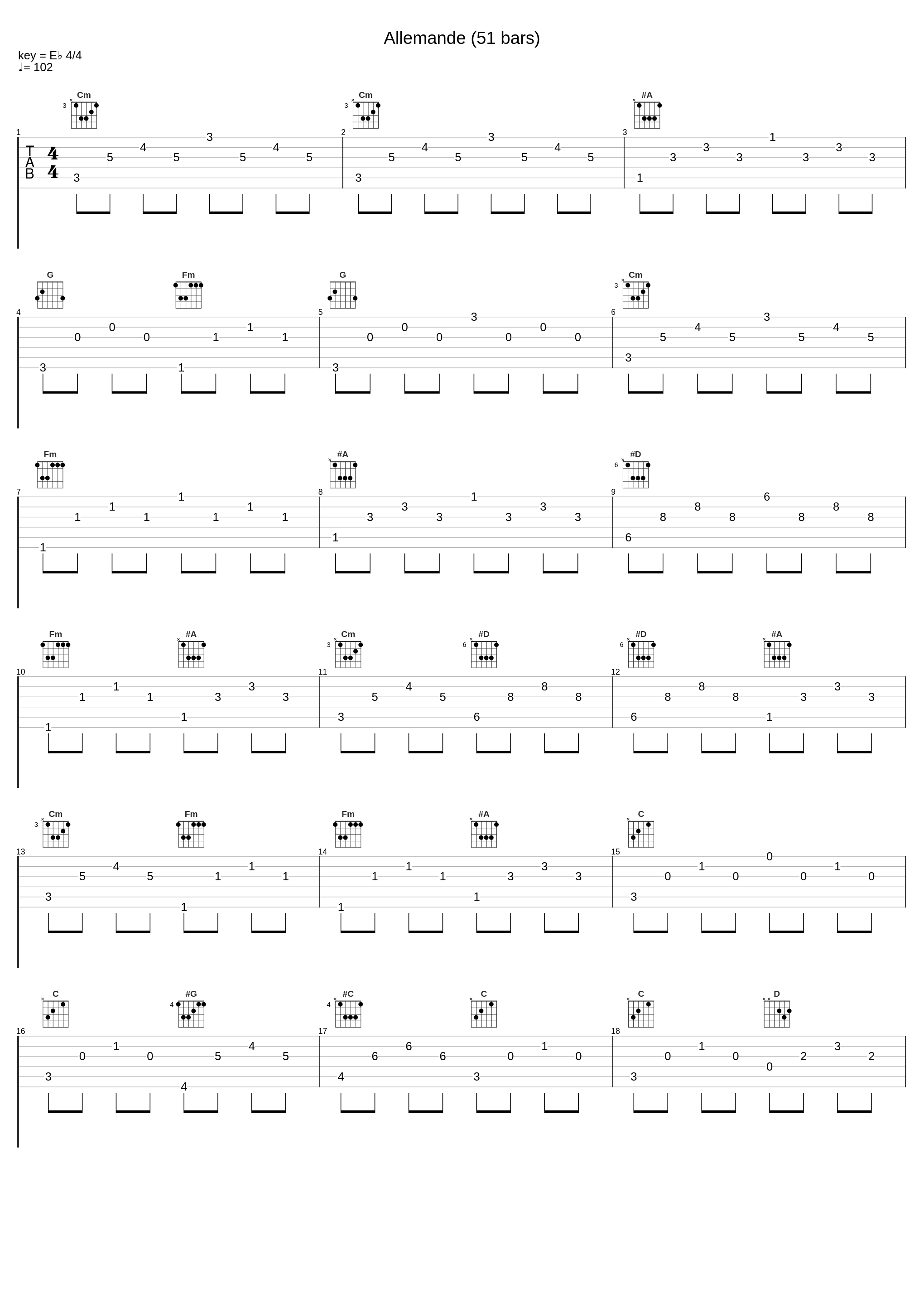 Allemande (51 bars)_George Friedrich Handel_1