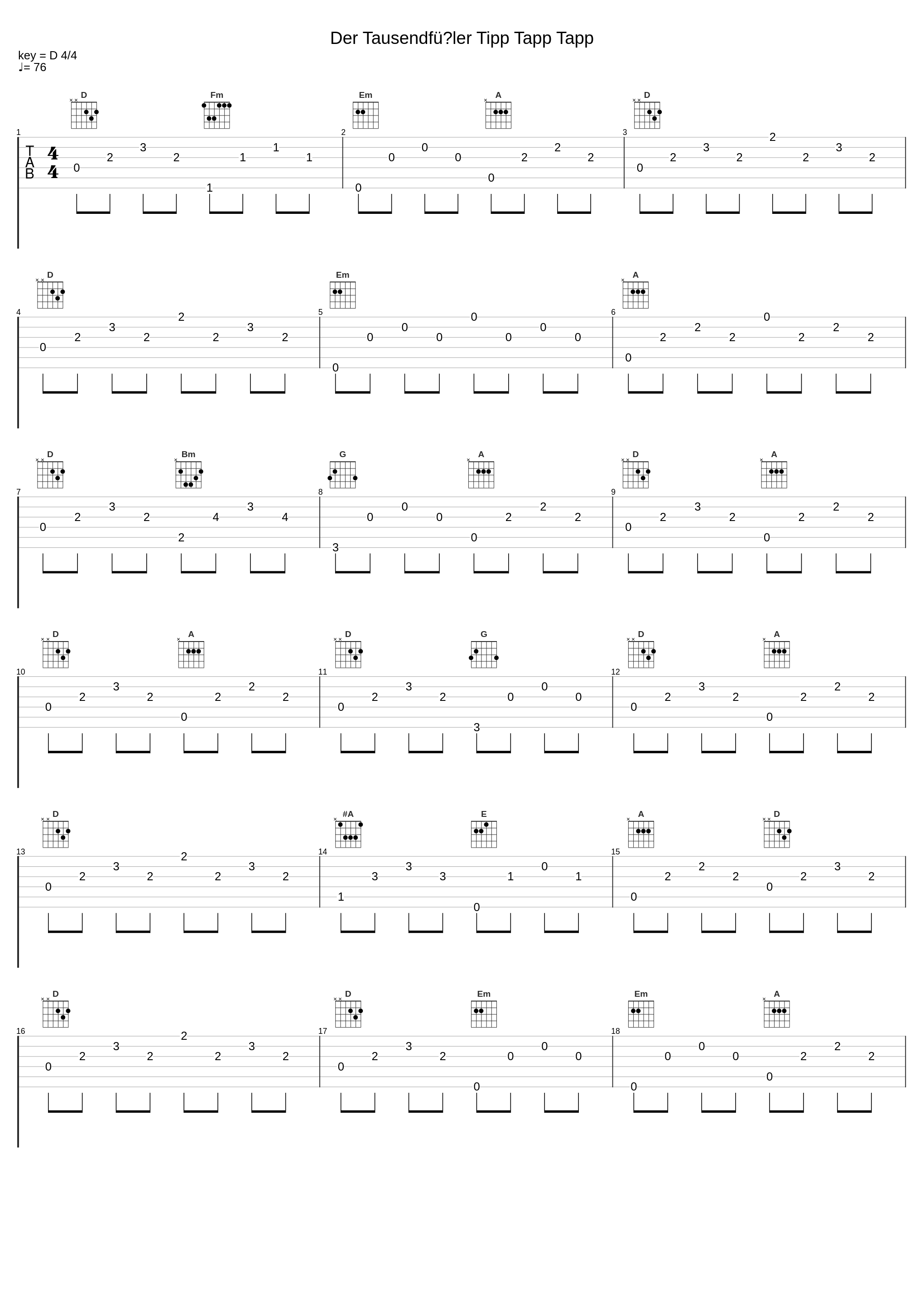 Der Tausendfüßler Tipp Tapp Tapp_Detlev Jöcker_1