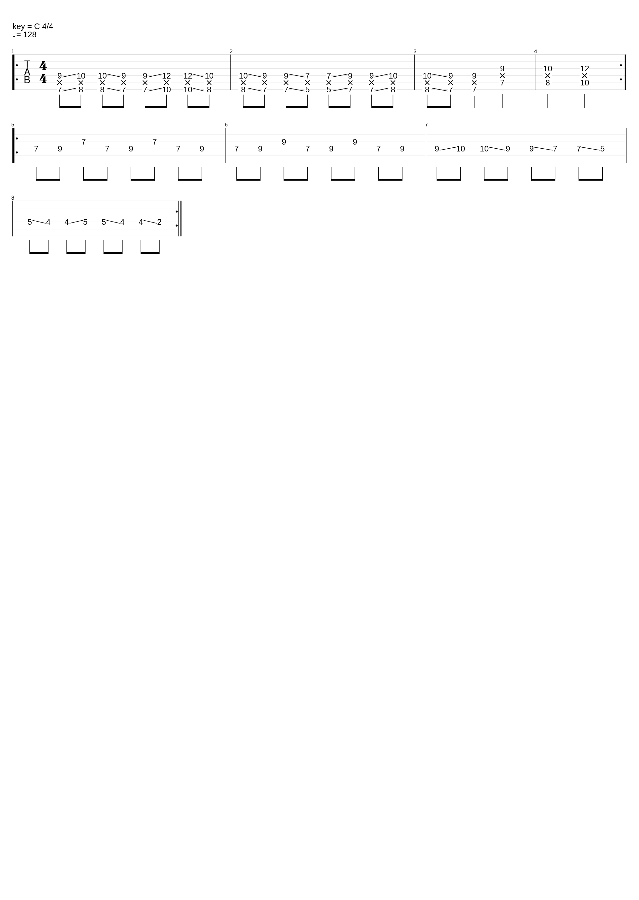 "Love Song" Guitar Beat 128bpm cover_Gadreel_1