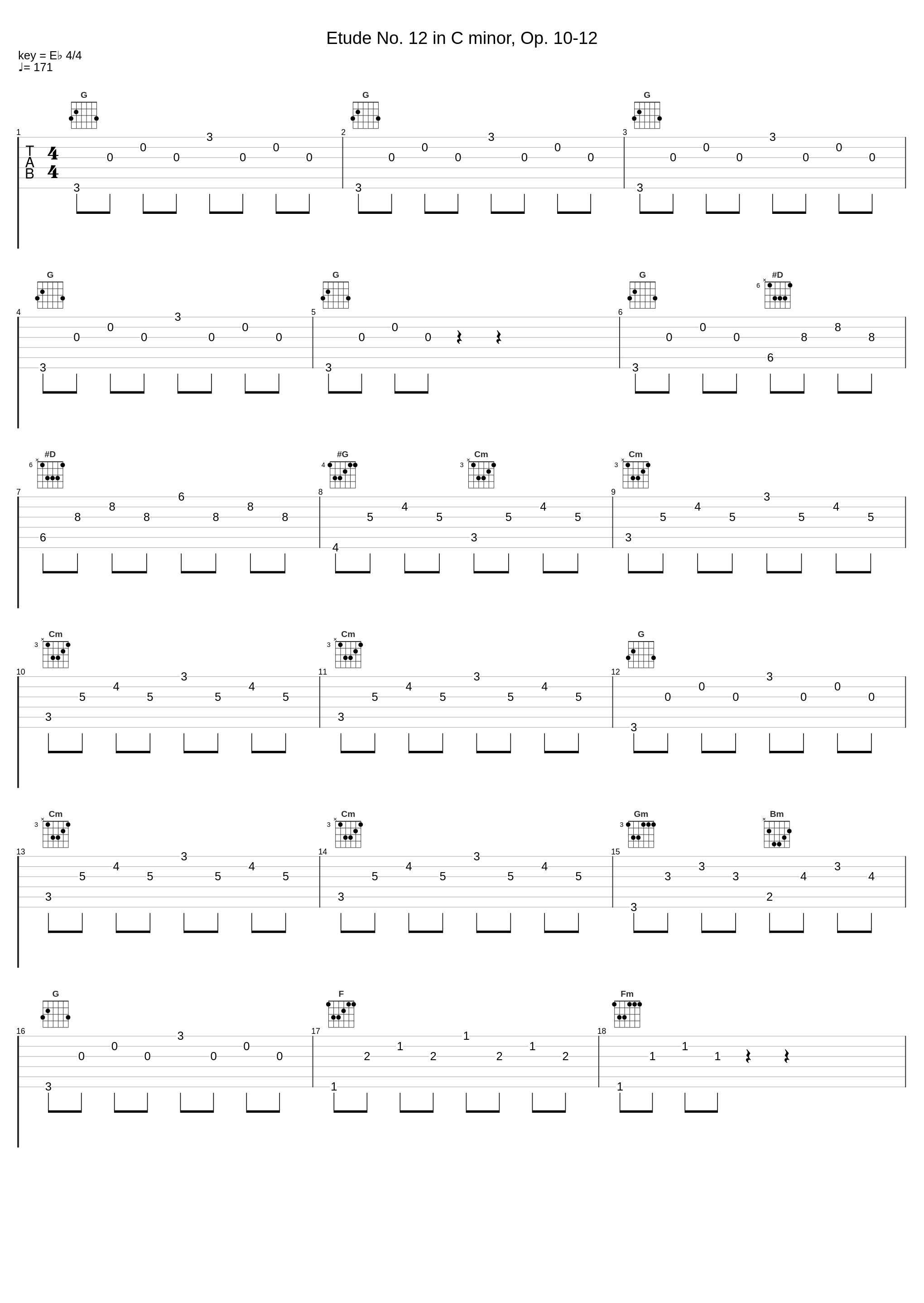 Etude No. 12 in C minor, Op. 10-12_Christoph Karlmann,Frédéric Chopin_1