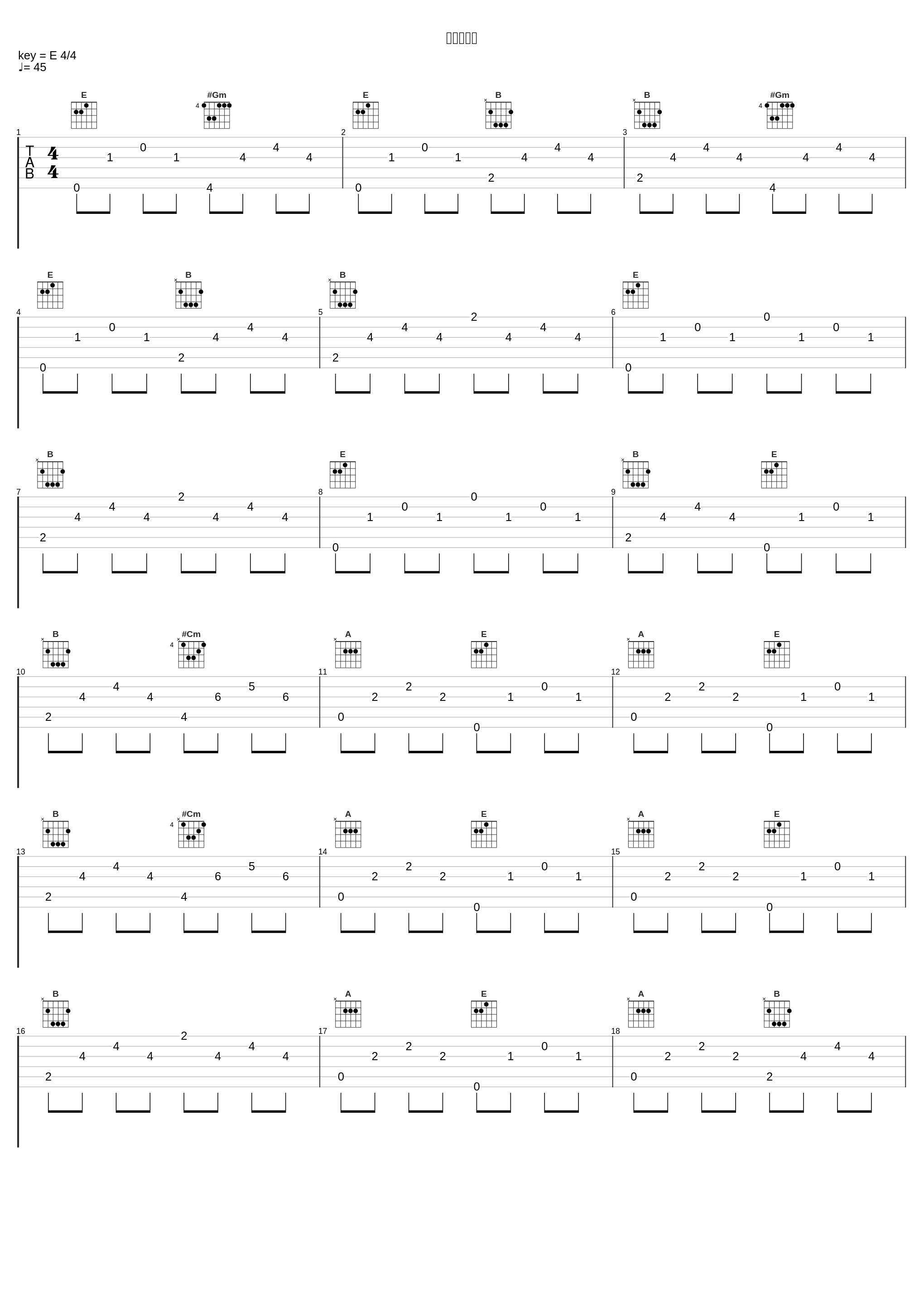 木吉他卡农_Trace Bundy_1