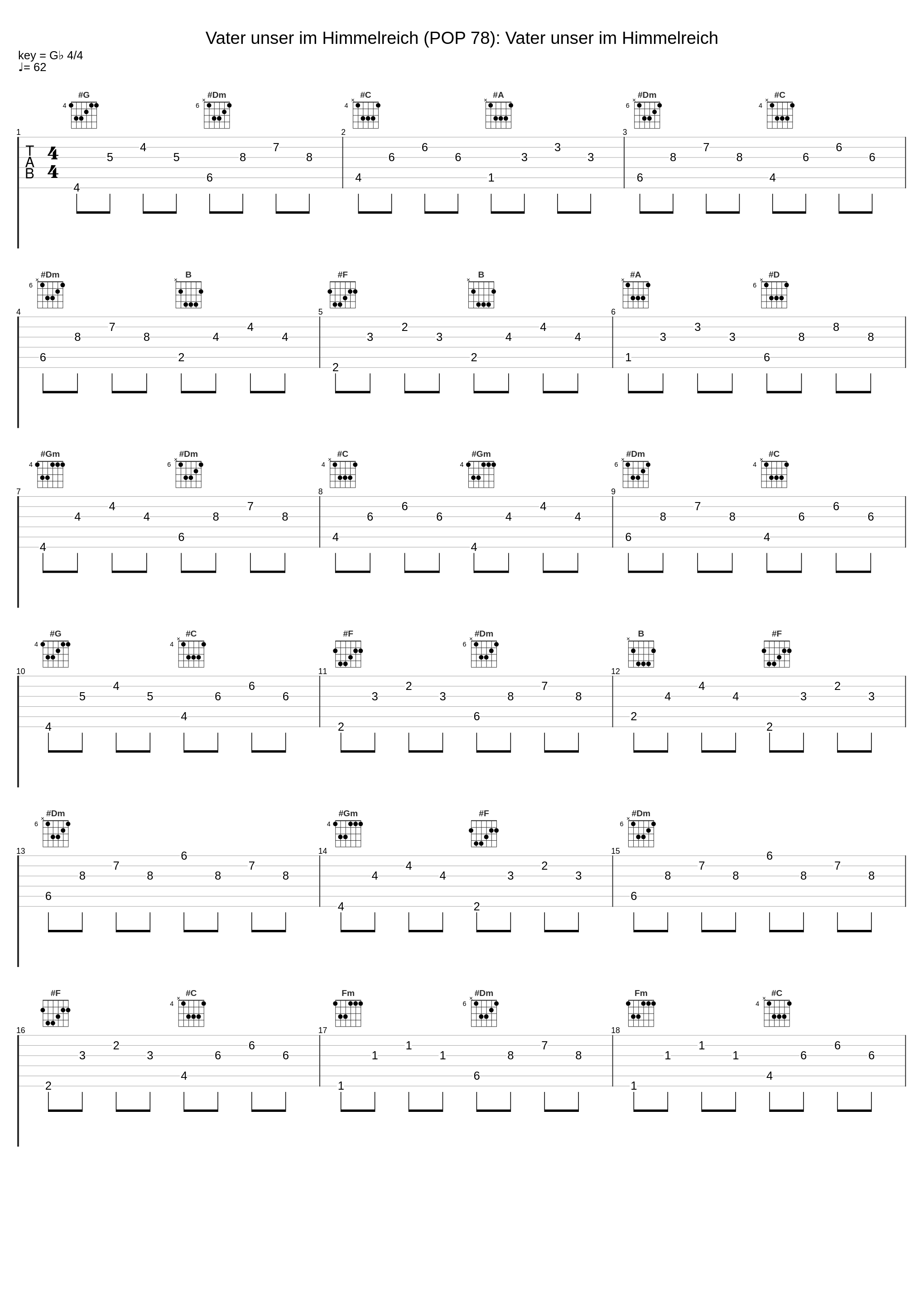 Vater unser im Himmelreich (POP 78): Vater unser im Himmelreich_Joseph Payne,Johann Pachelbel_1