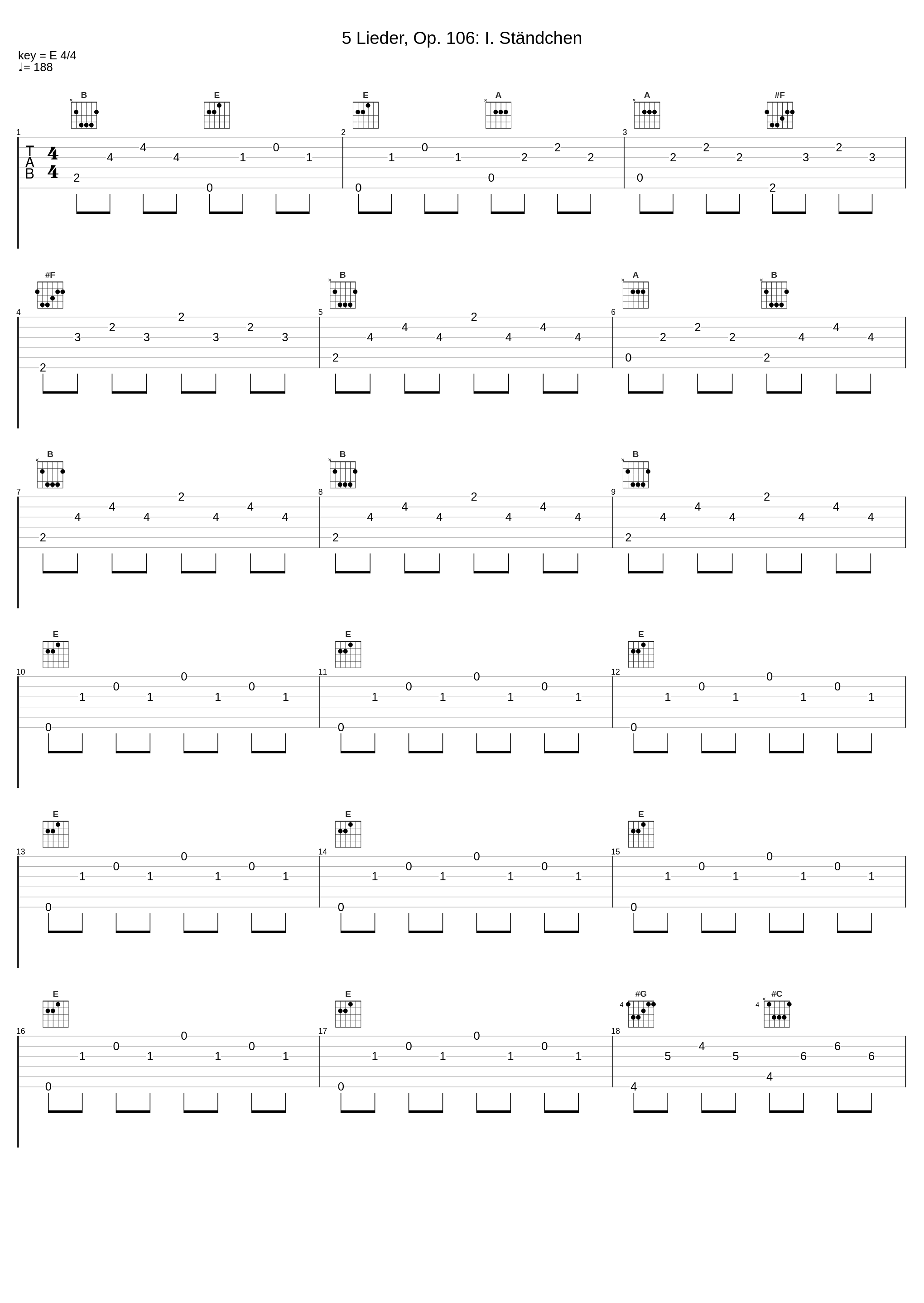 5 Lieder, Op. 106: I. Ständchen_Christa Ludwig,Leonard Bernstein_1