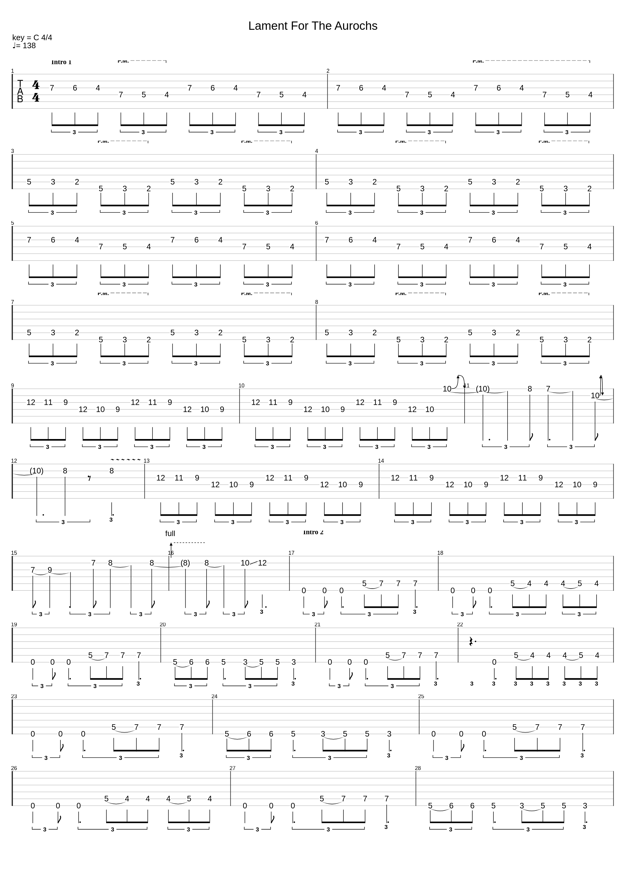 Lament for the AurochStandard_Jord's Chords And More_1