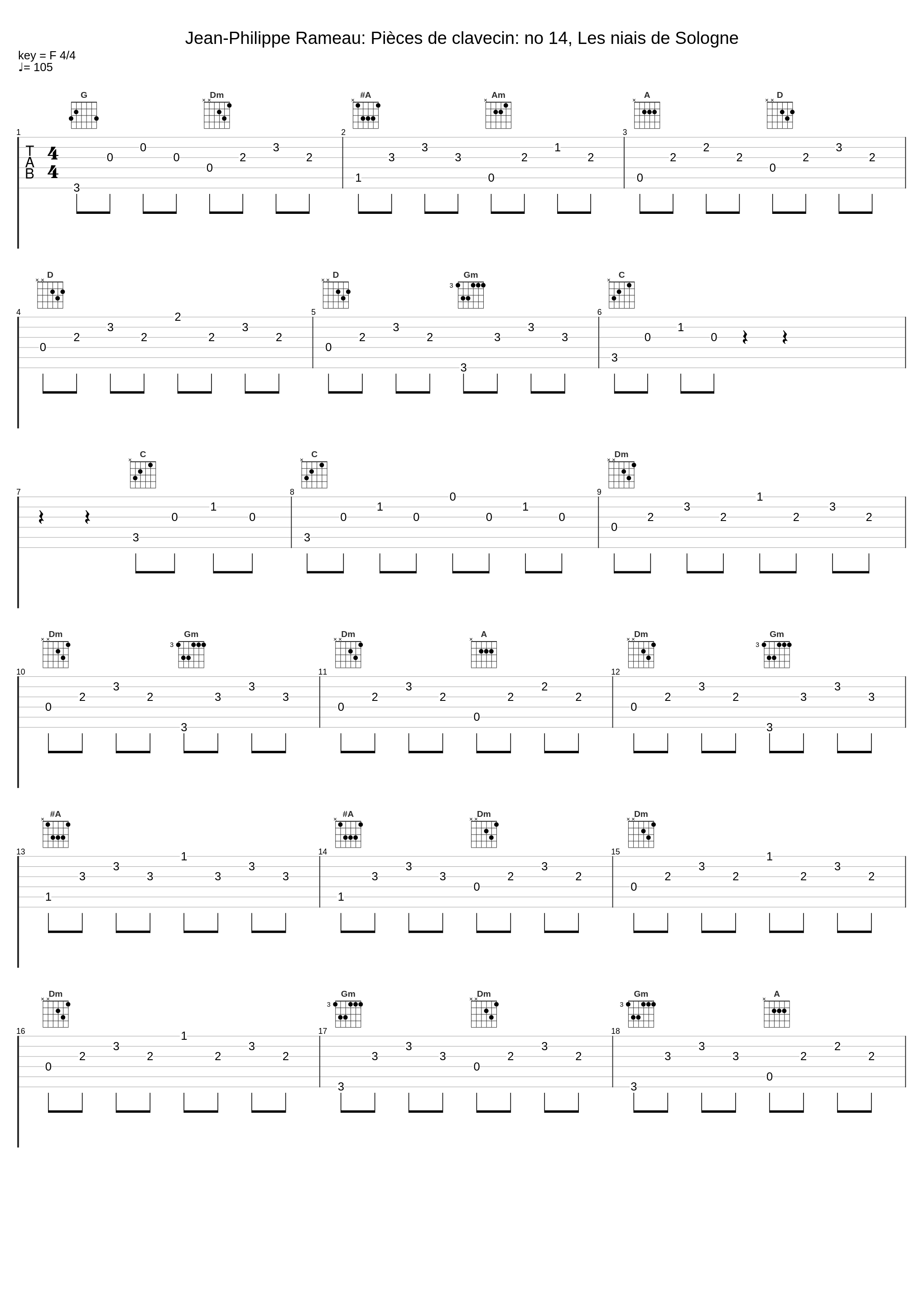 Jean-Philippe Rameau: Pièces de clavecin: no 14, Les niais de Sologne_Anton Heiller_1