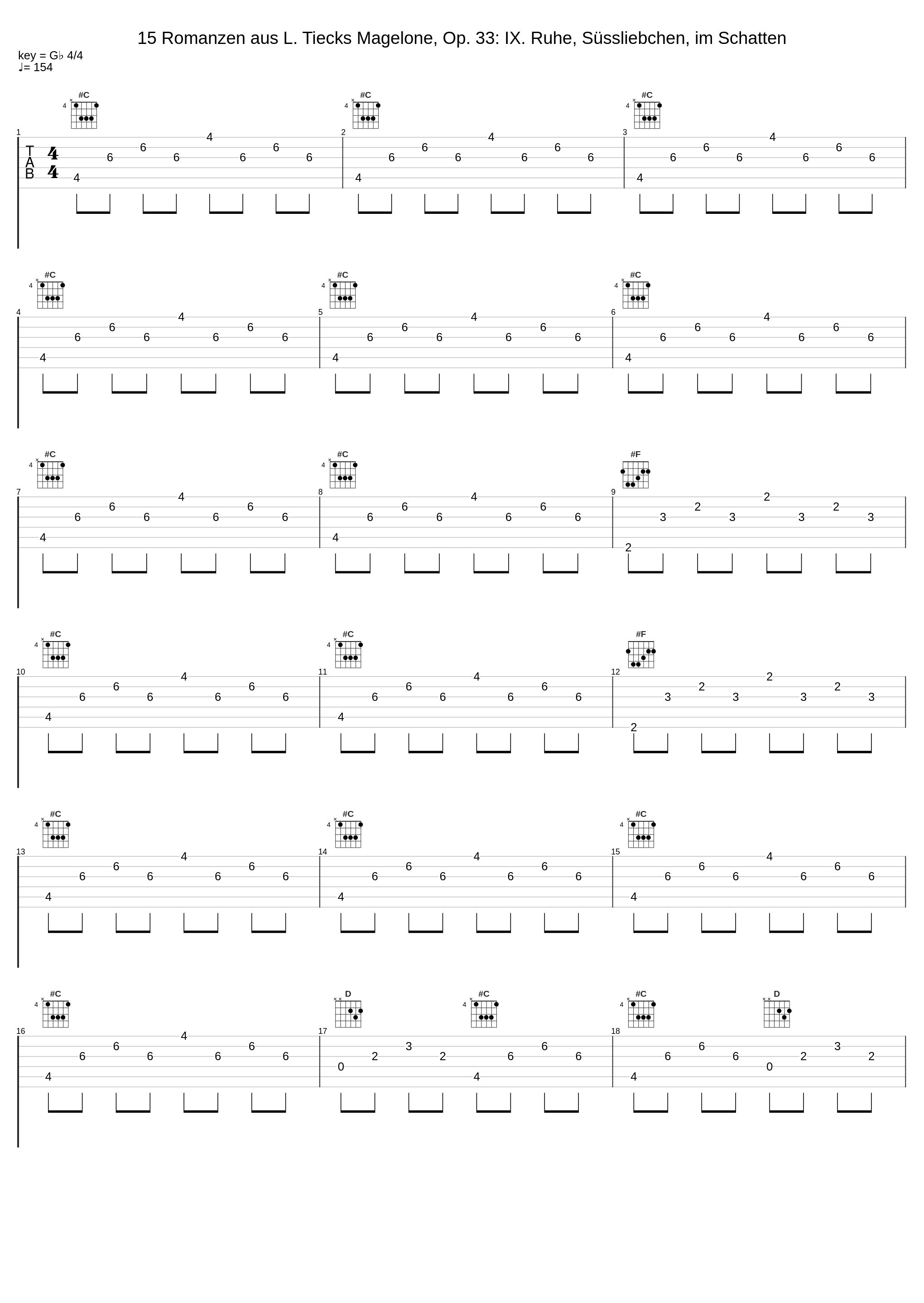 15 Romanzen aus L. Tiecks Magelone, Op. 33: IX. Ruhe, Süssliebchen, im Schatten_Christa Ludwig,Leonard Bernstein_1